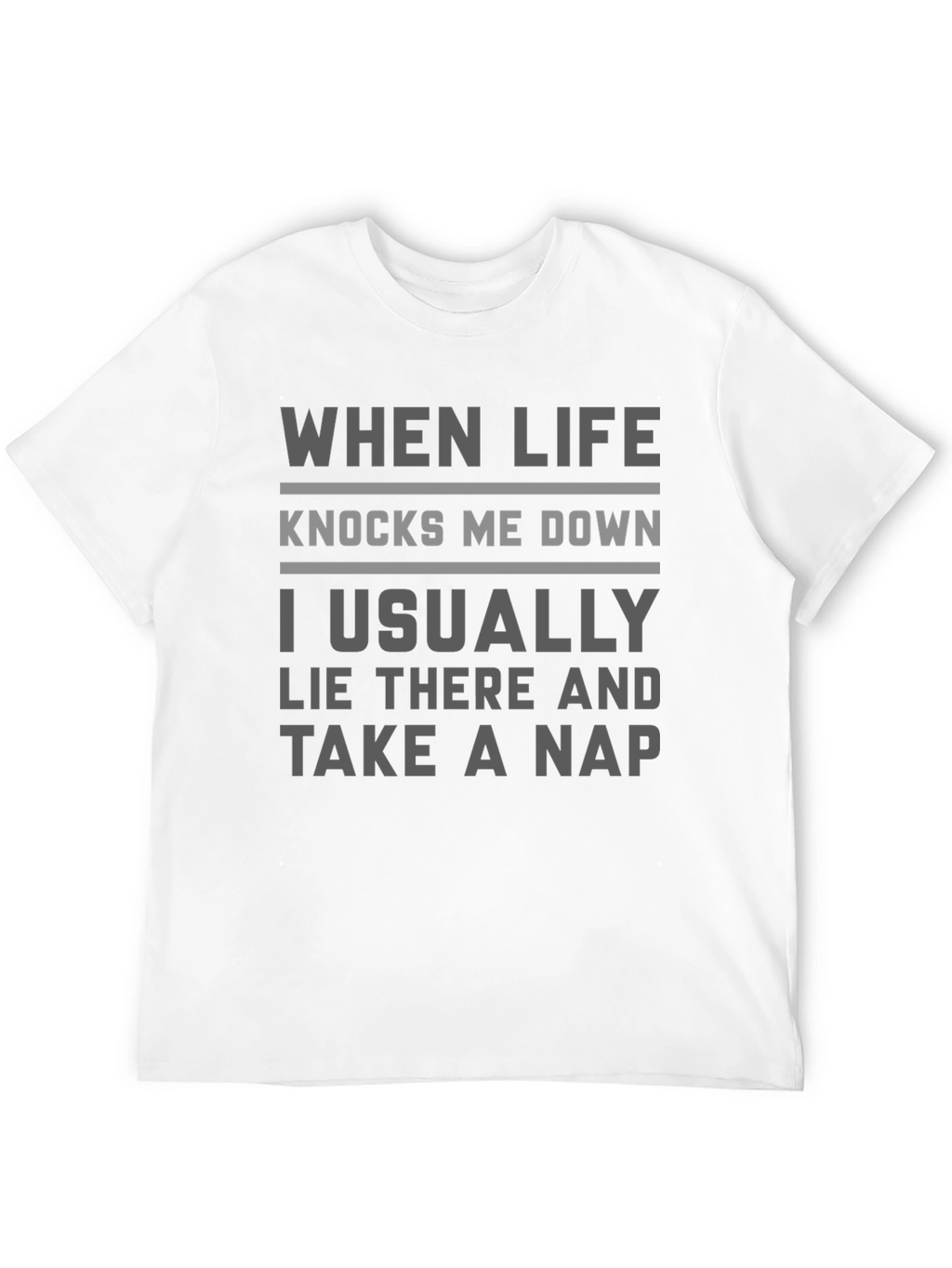 Funny Take A Nap Slogan Graphic T-Shirt