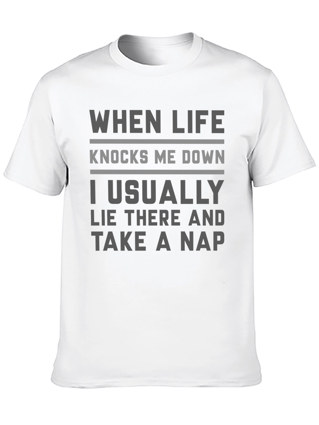 Funny Take A Nap Slogan Graphic T-Shirt