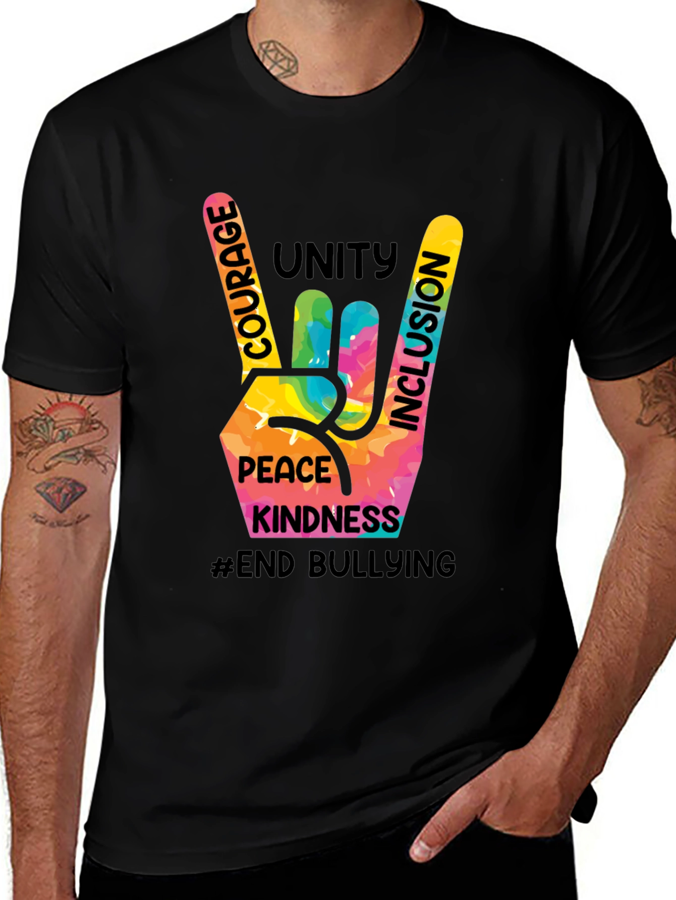 Unity Kindness Peace T-Shirt - End Bullying