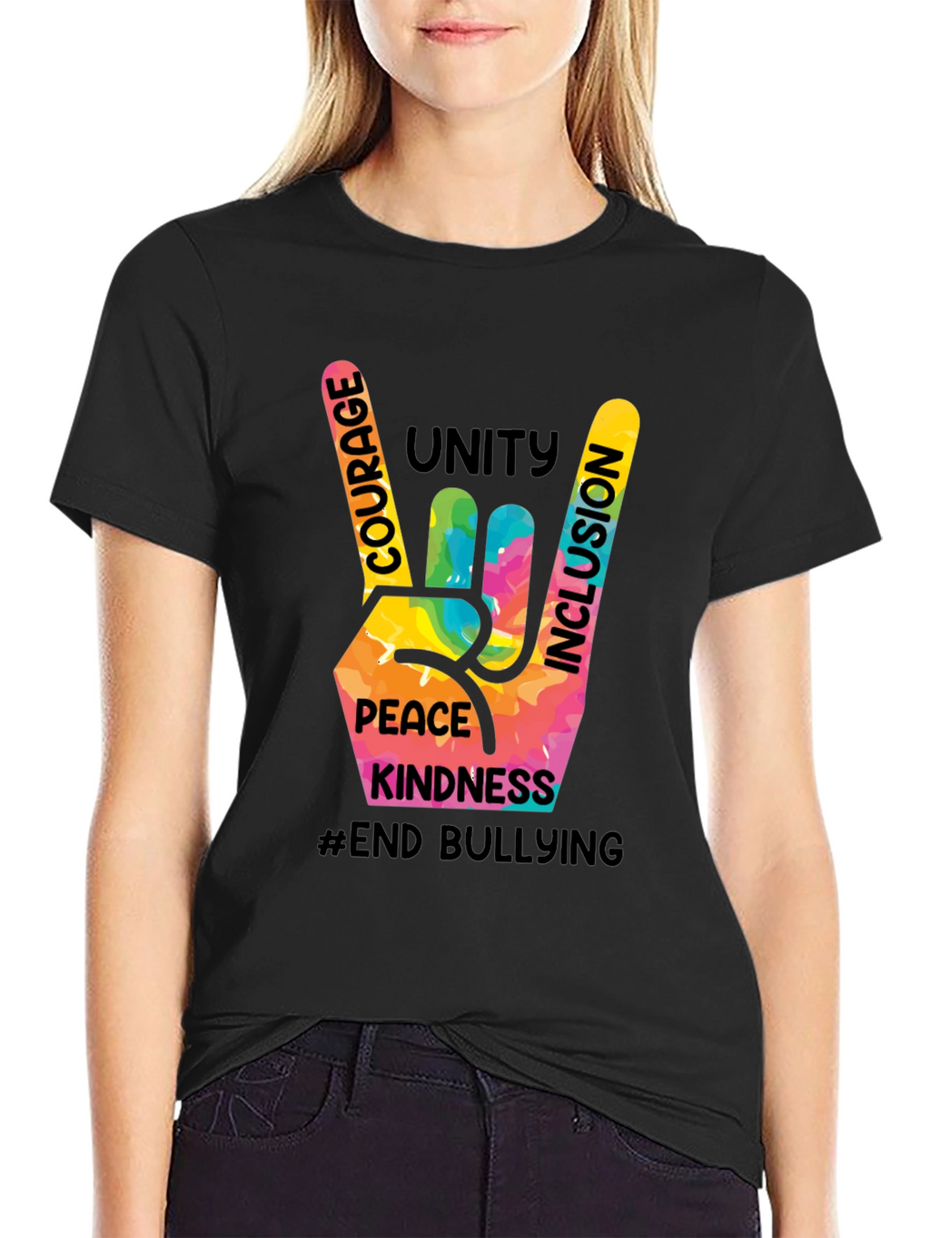 Unity Kindness Peace T-Shirt - End Bullying