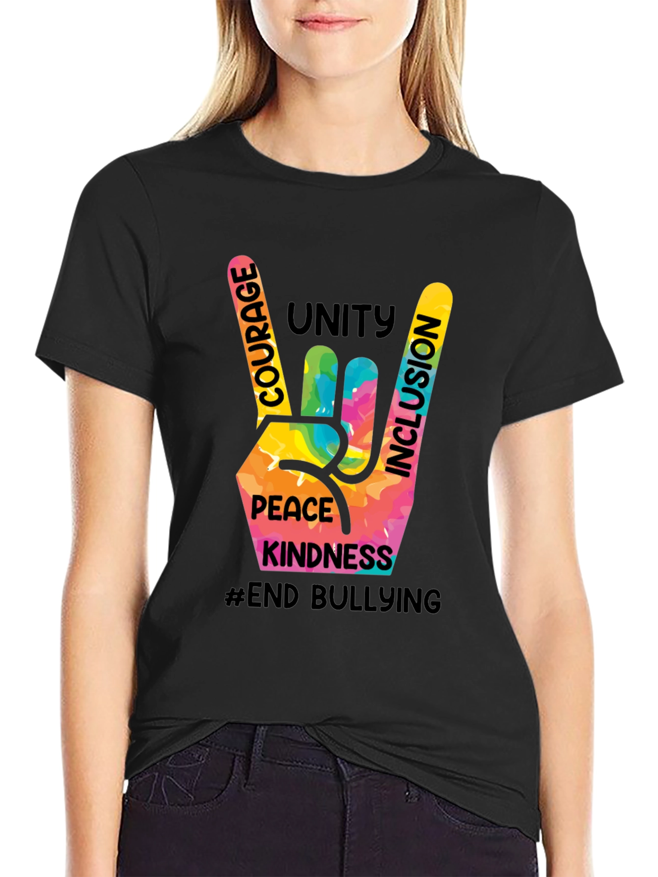 Unity Kindness Peace T-Shirt - End Bullying