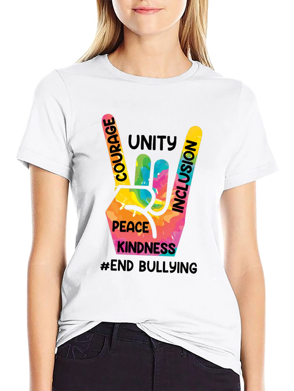 Unity Kindness Peace T-Shirt - End Bullying