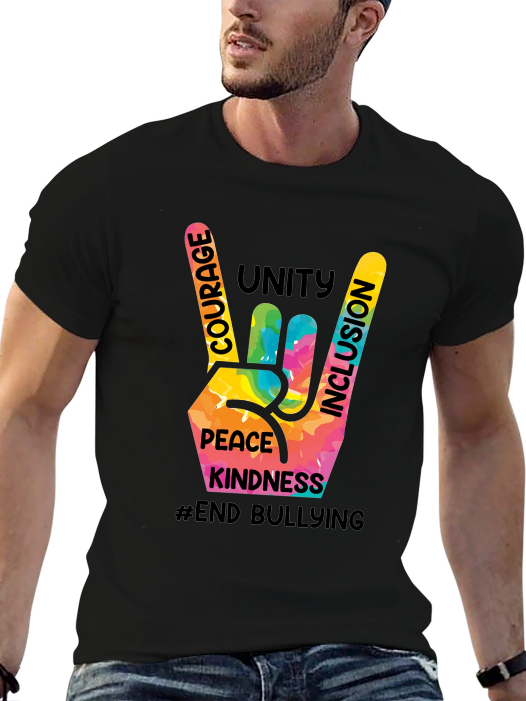 Unity Kindness Peace T-Shirt - End Bullying