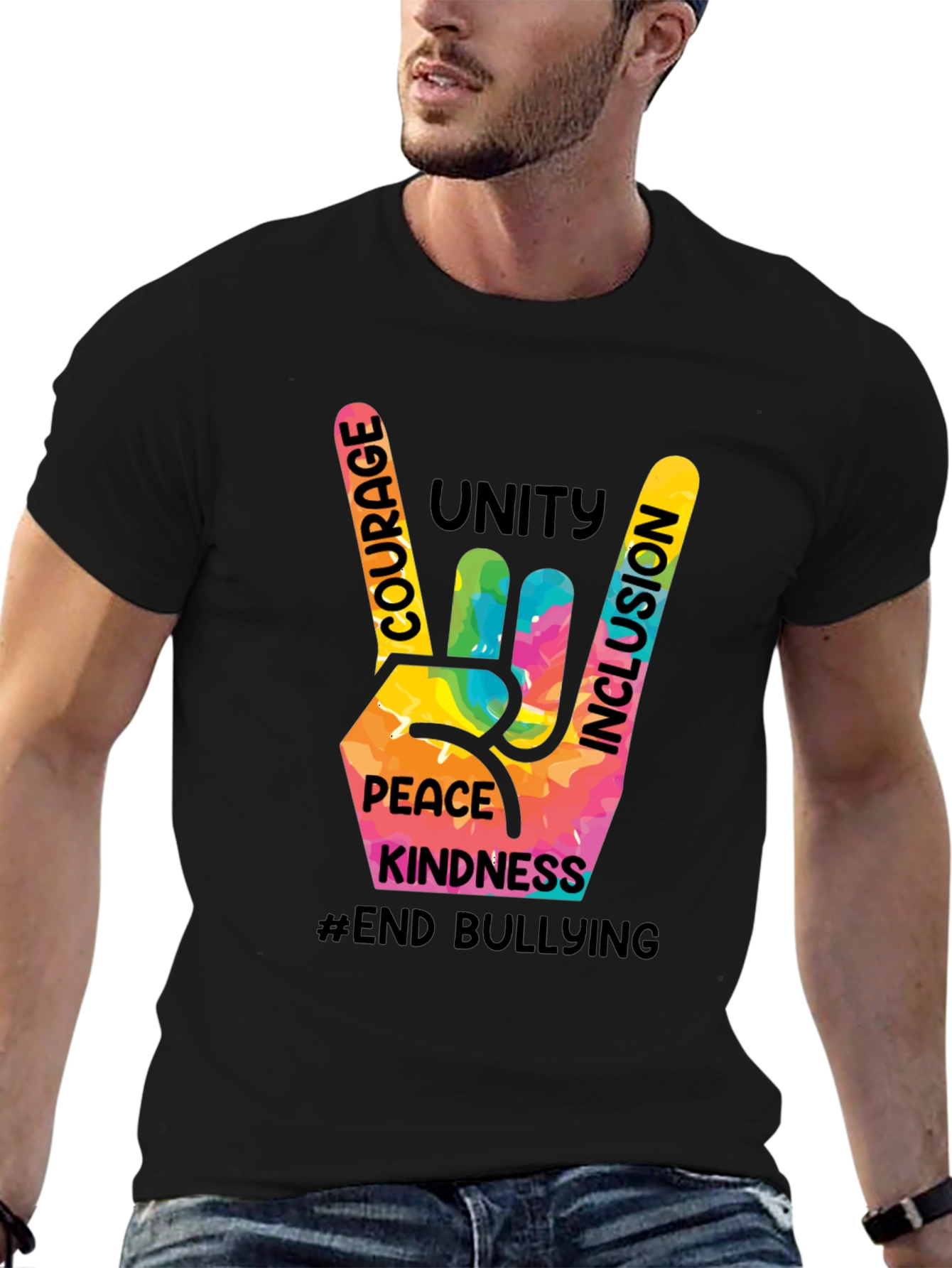 Unity Kindness Peace T-Shirt - End Bullying