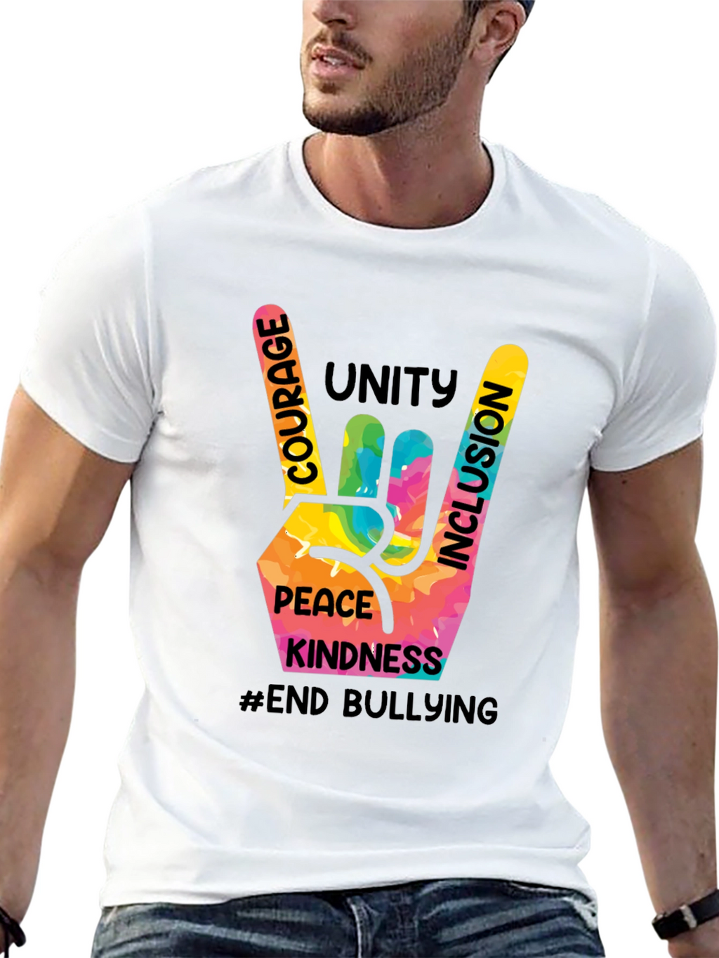 Unity Kindness Peace T-Shirt - End Bullying
