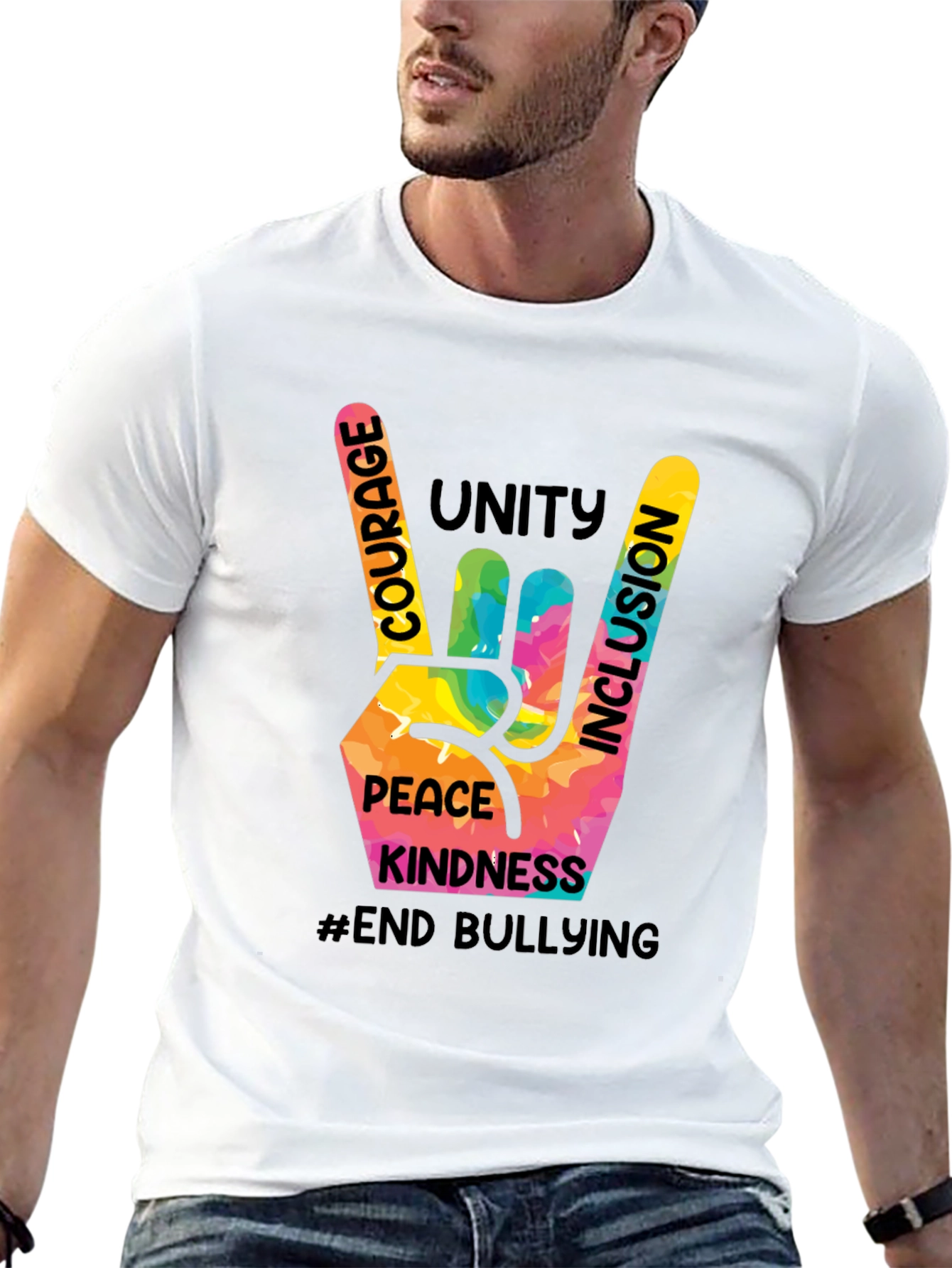 Unity Kindness Peace T-Shirt - End Bullying