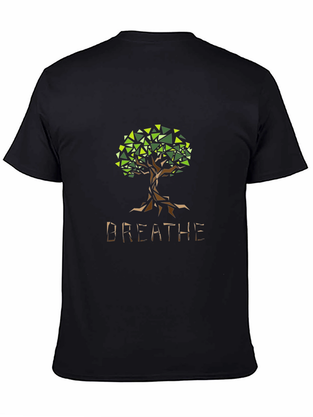 Geometric Tree Breathe Graphic Tee