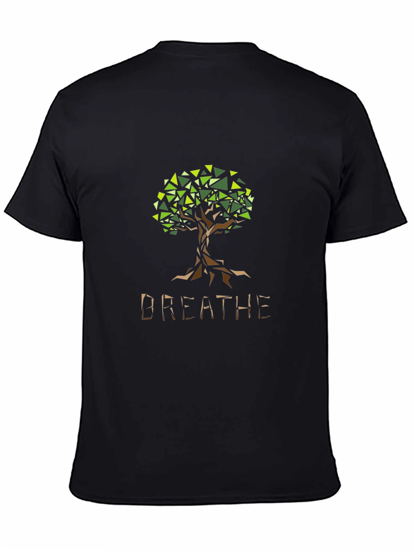 Geometric Tree Breathe Graphic Tee
