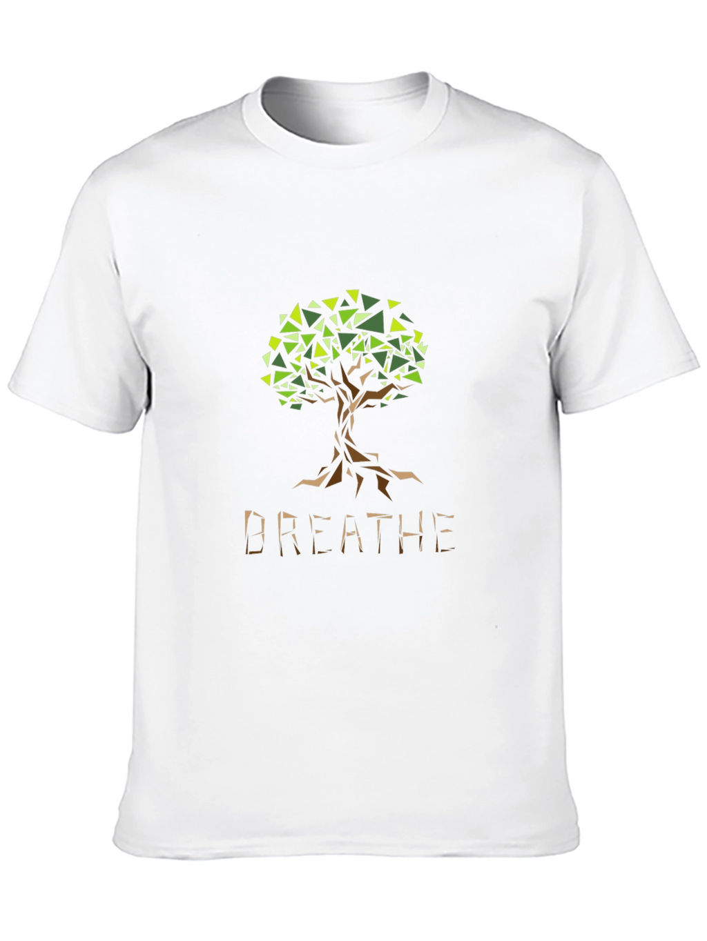 Geometric Tree Breathe Graphic Tee