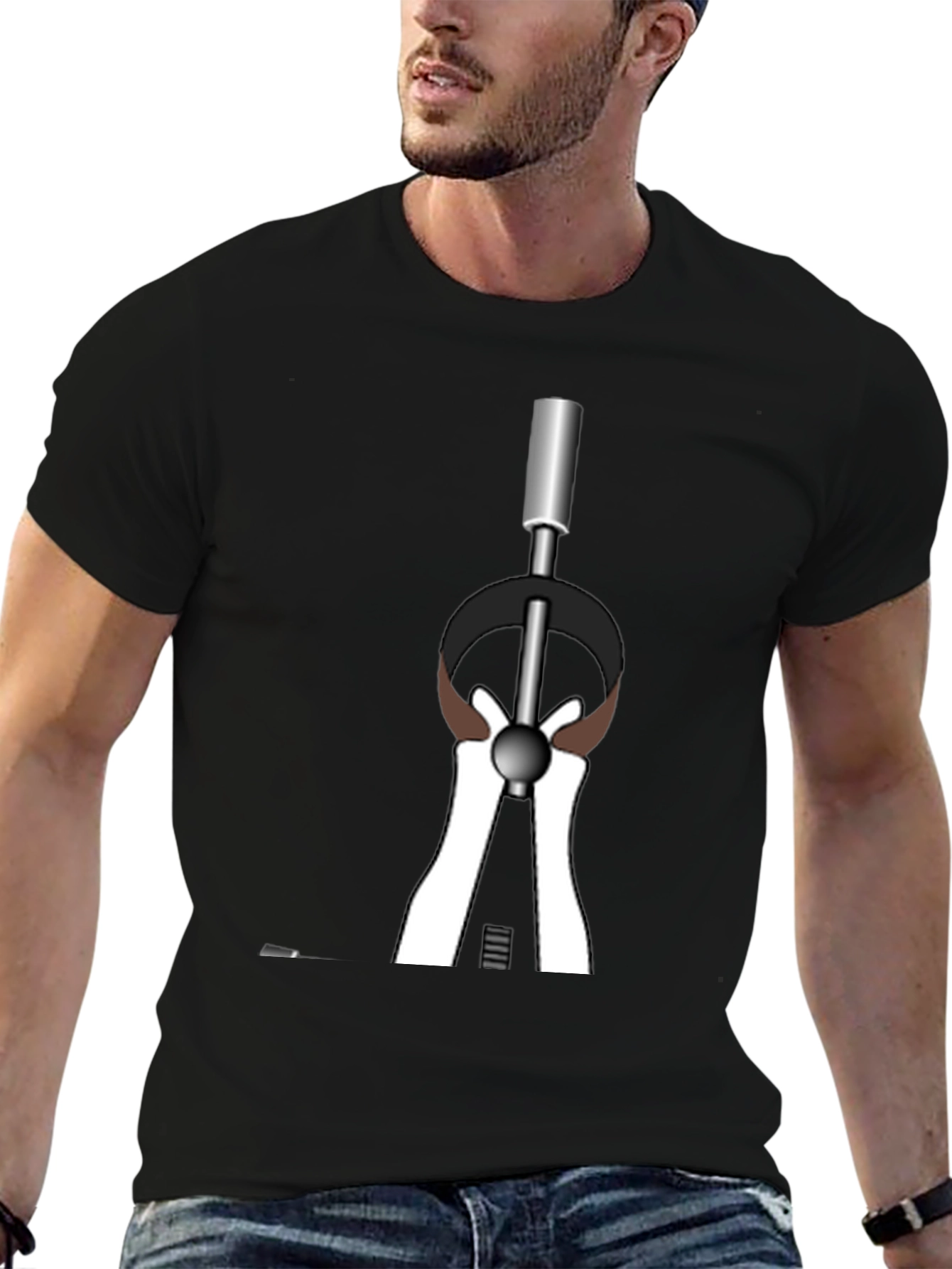 Unique Graphic Tee - Abstract Design