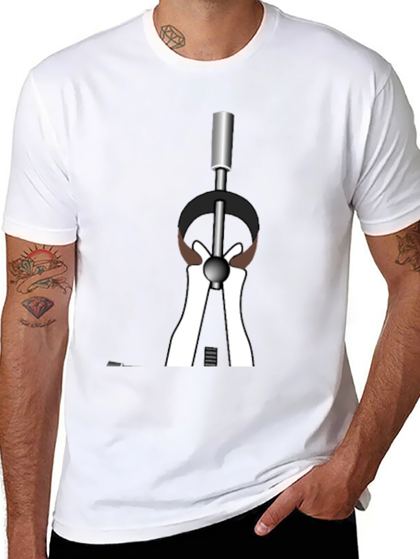 Unique Graphic Tee - Abstract Design
