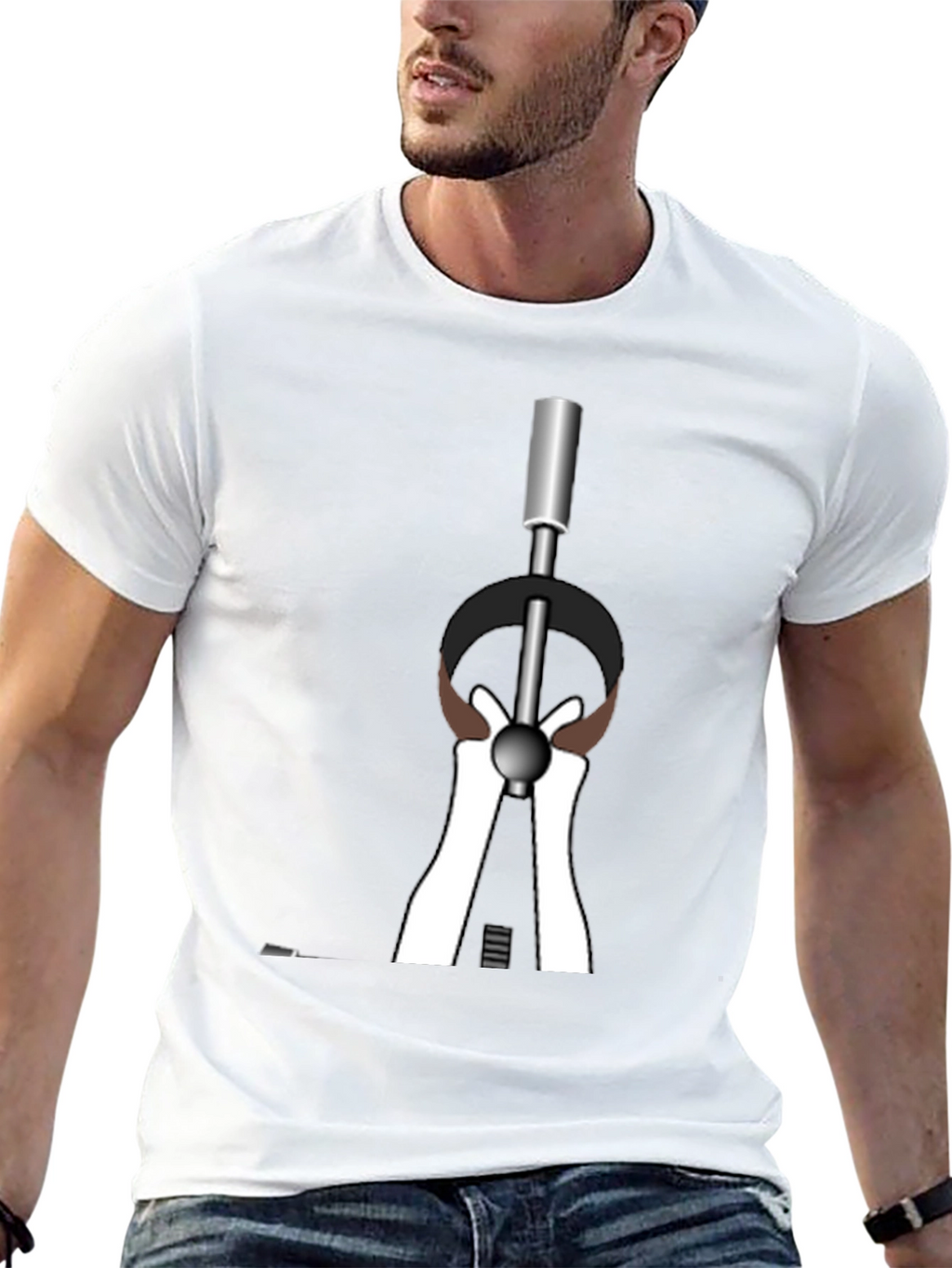 Unique Graphic Tee - Abstract Design