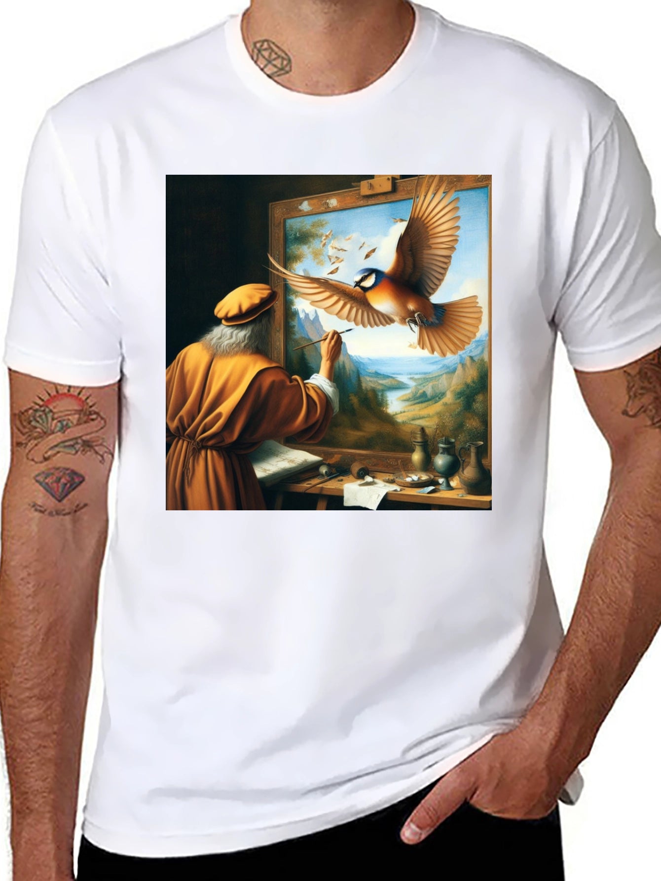 Artistic Painter Graphic Tee