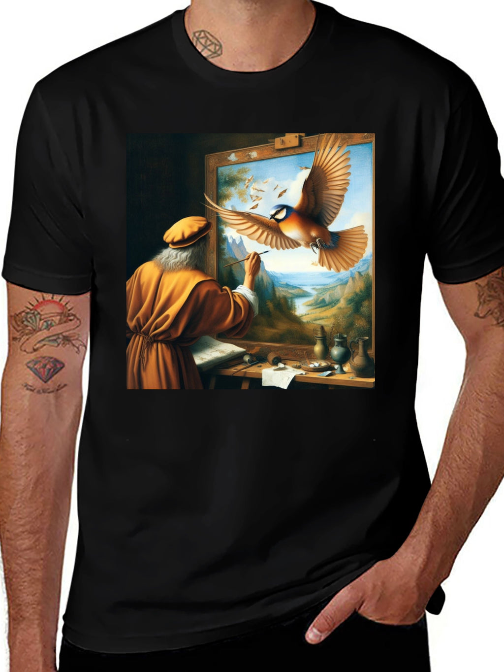 Artistic Painter Graphic Tee