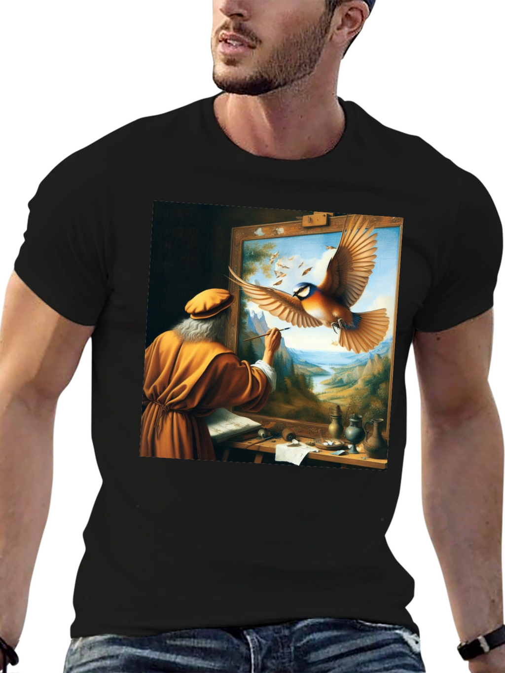 Artistic Painter Graphic Tee
