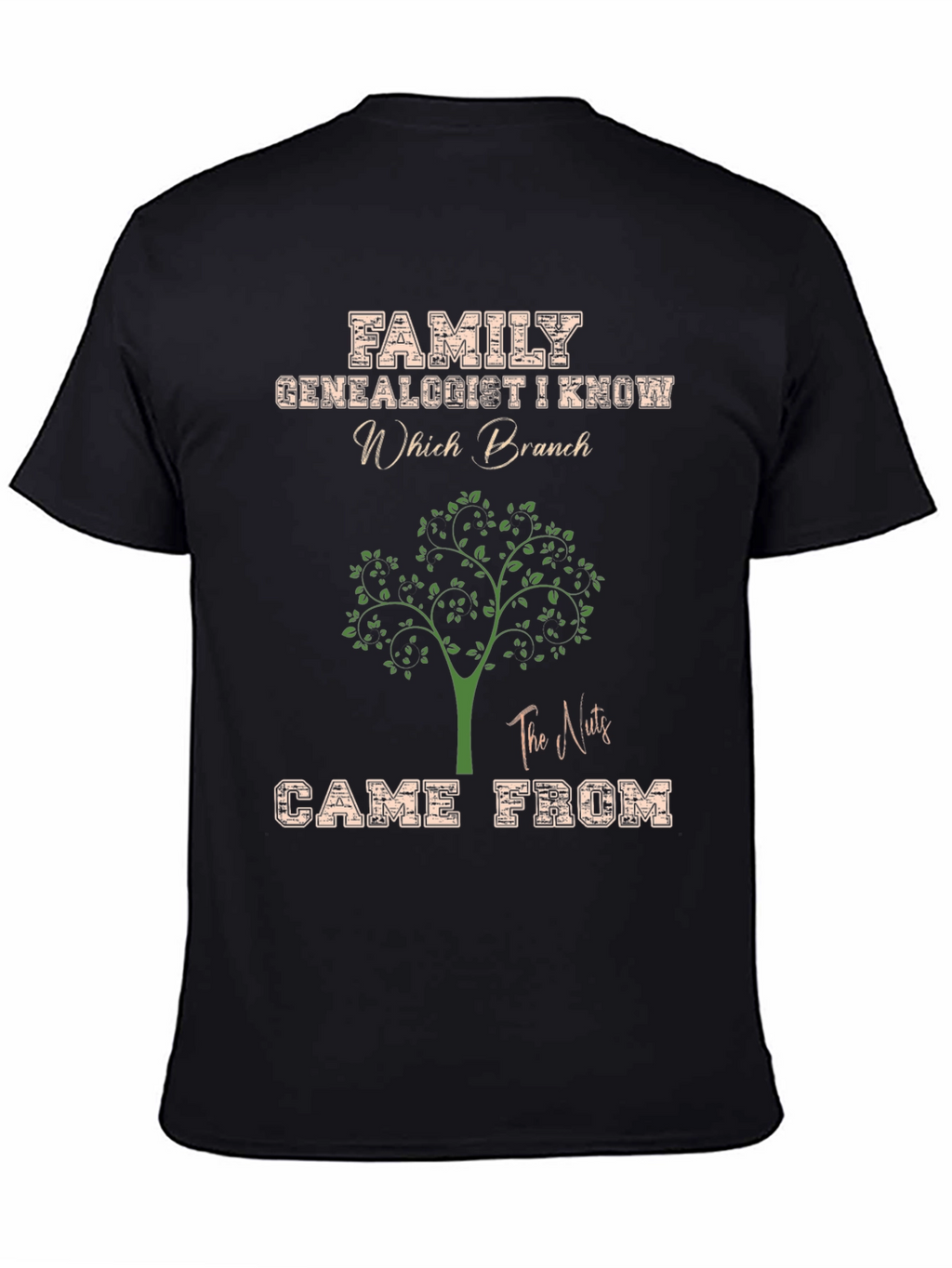 Family Genealogist Novelty T-Shirt