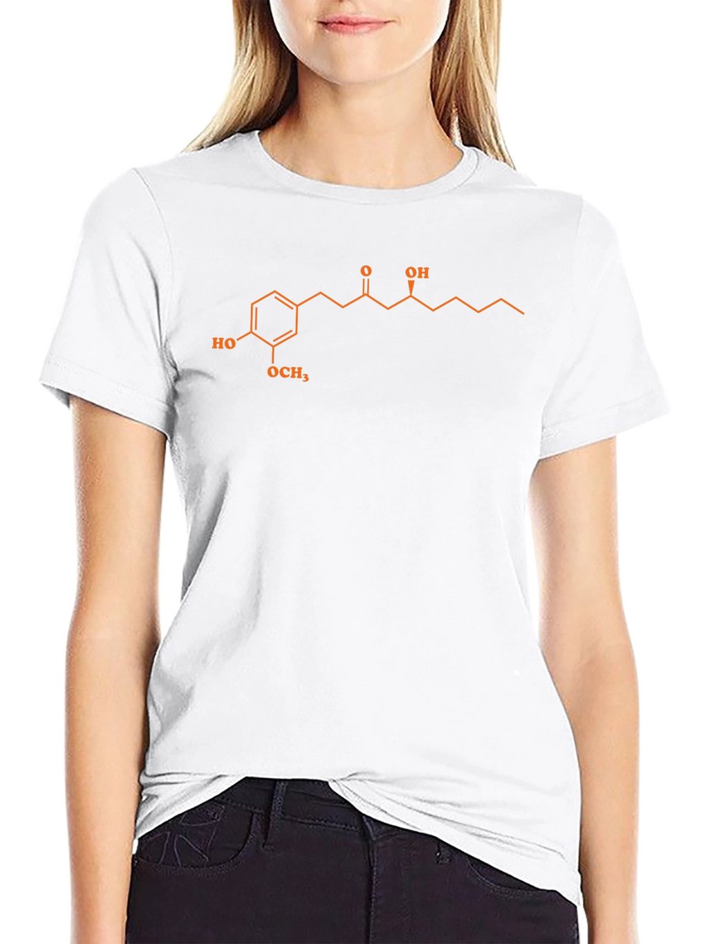 Science T-Shirt - Black with Molecule Graphic