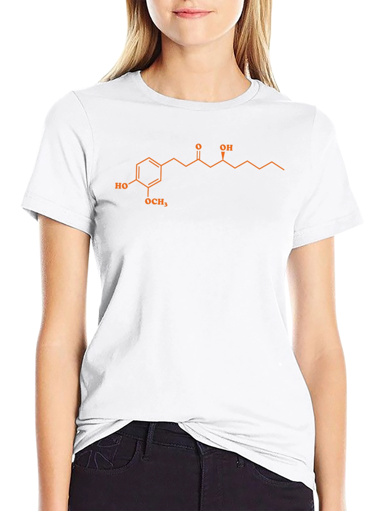 Science T-Shirt - Black with Molecule Graphic