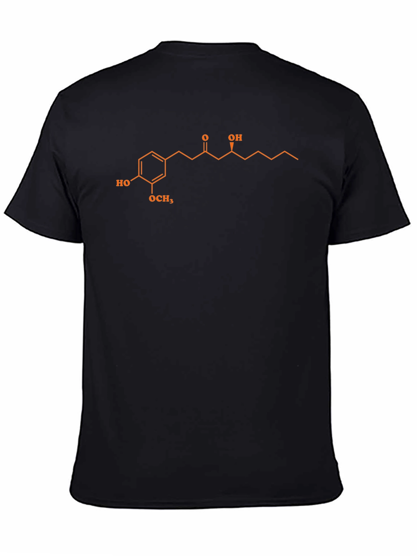 Science T-Shirt - Black with Molecule Graphic