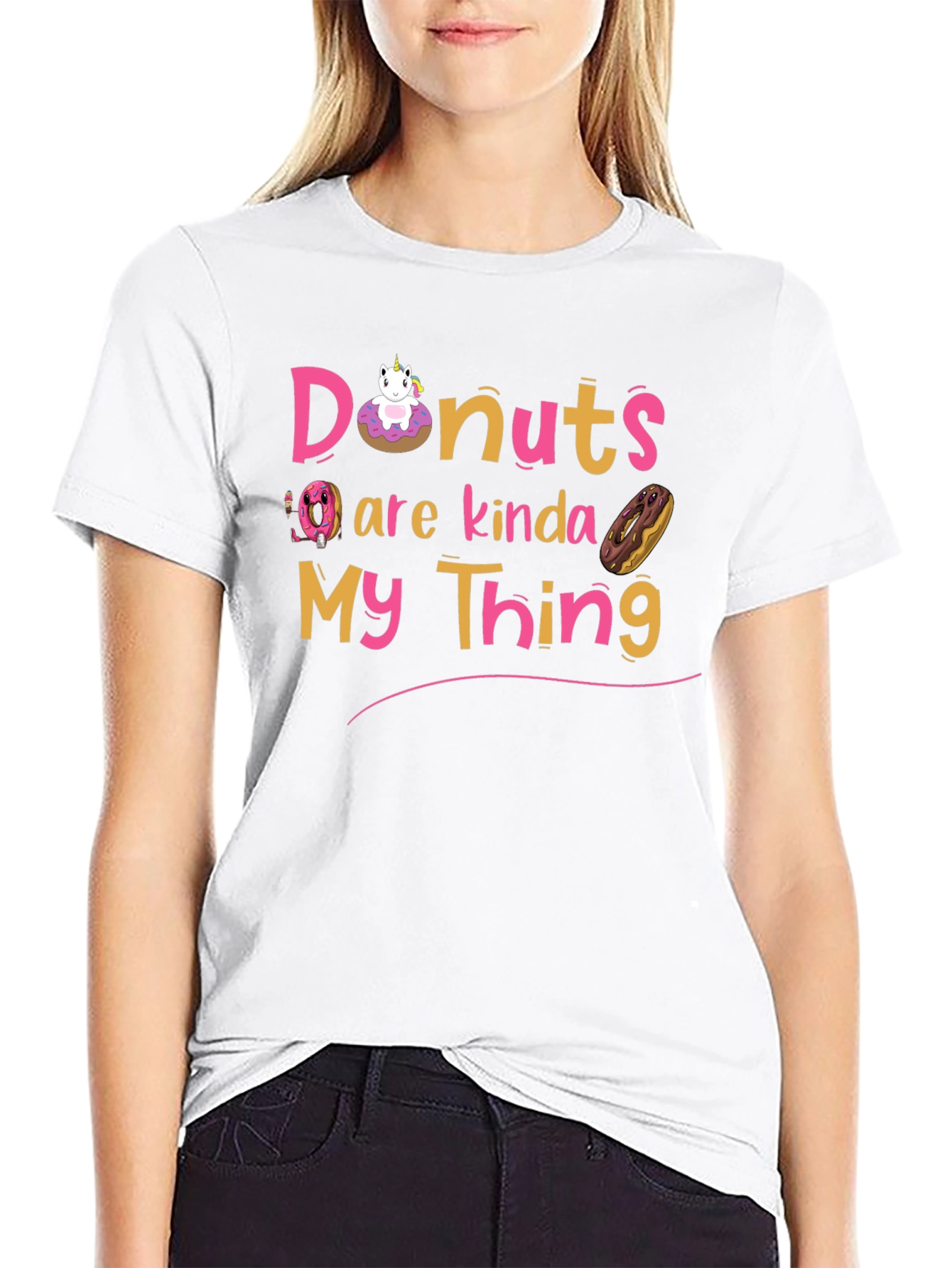Donuts Are My Thing Graphic T-Shirt