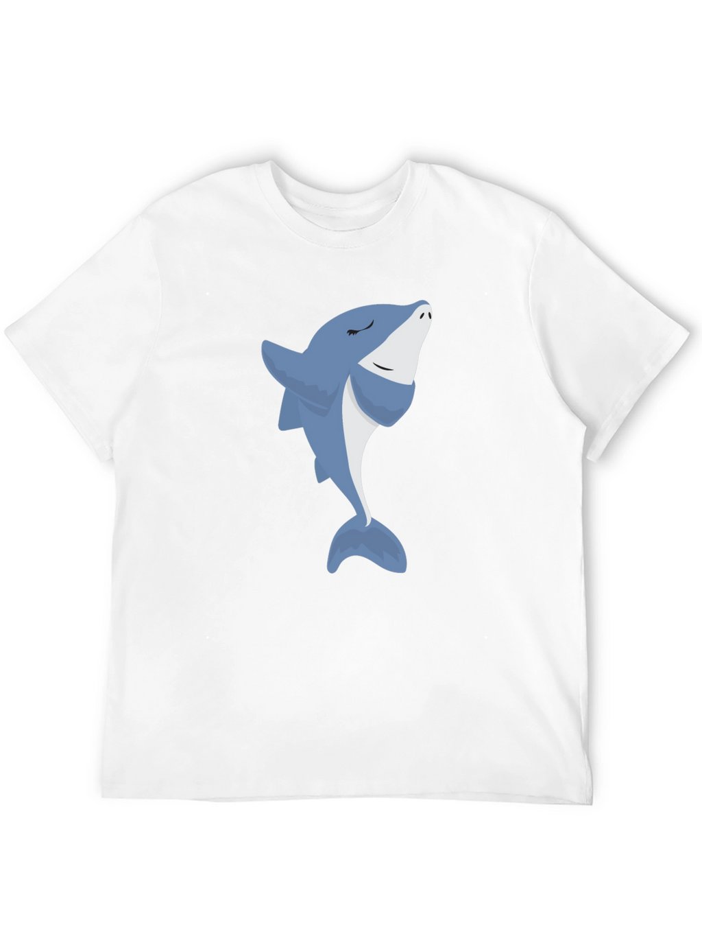 Smiling Shark Graphic Tee - Comfy Black T-Shirt