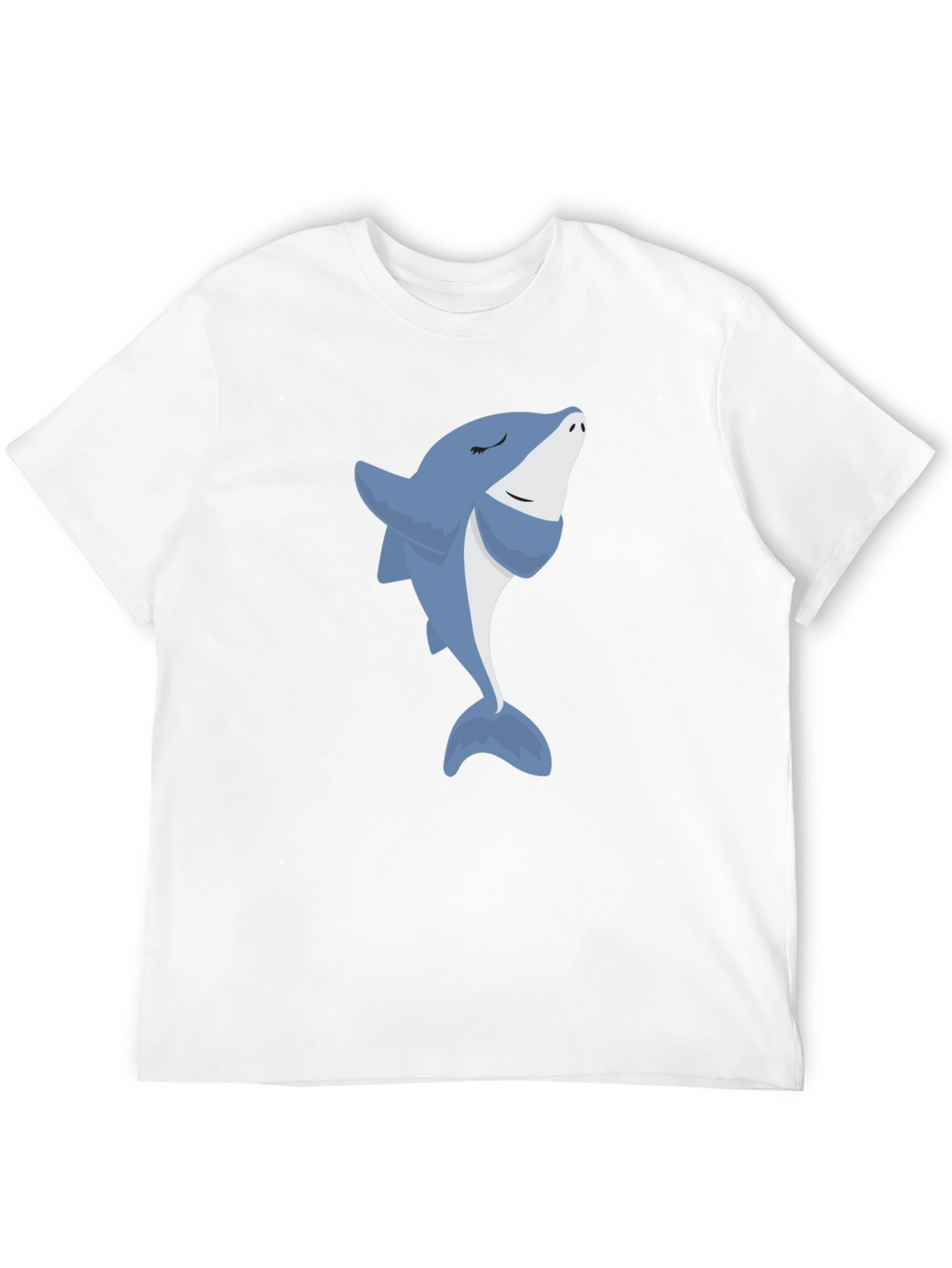 Smiling Shark Graphic Tee - Comfy Black T-Shirt