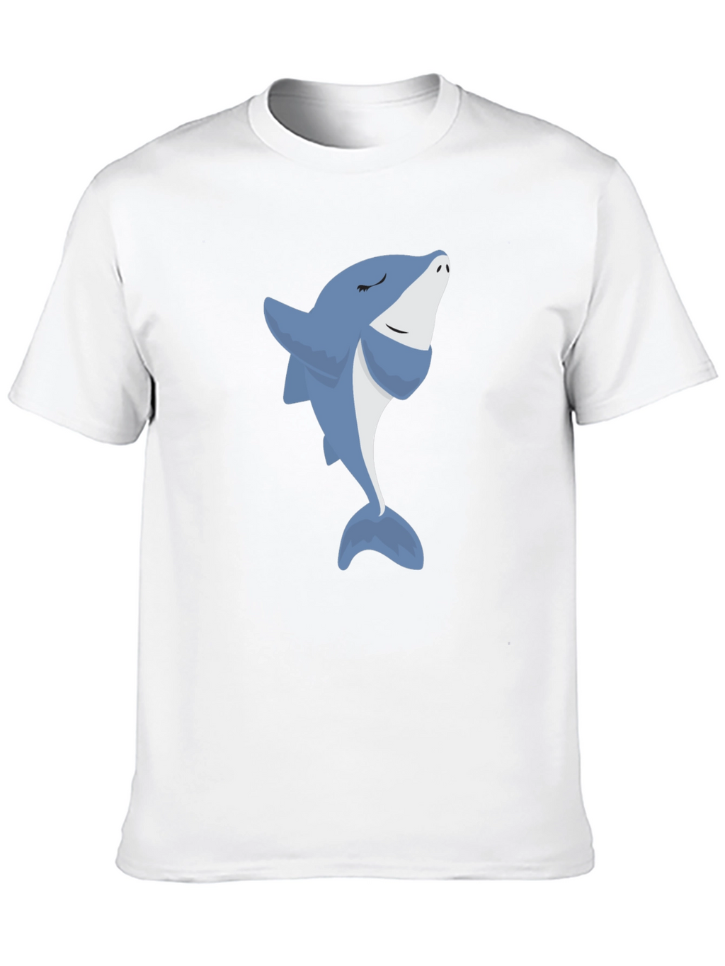 Smiling Shark Graphic Tee - Comfy Black T-Shirt