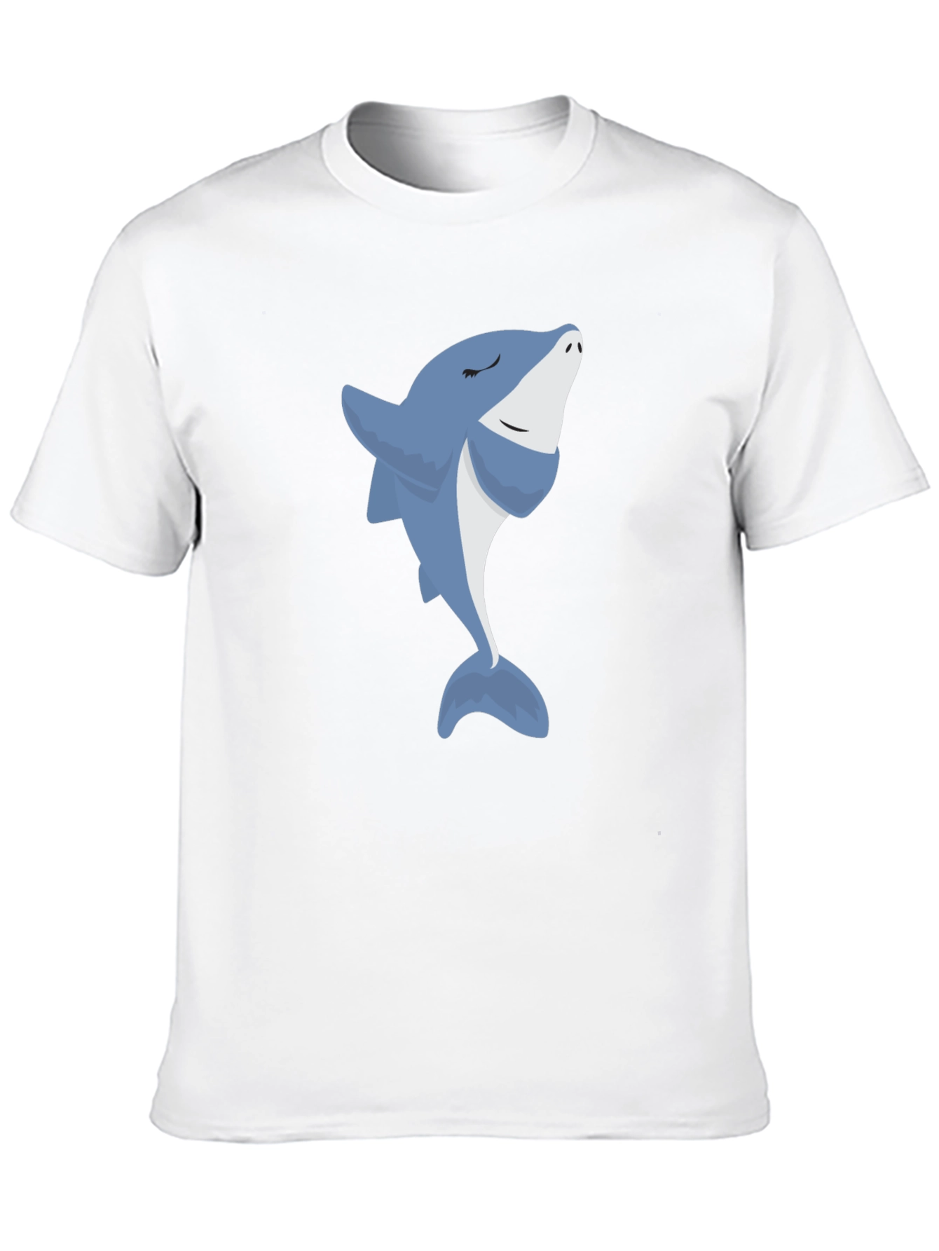 Smiling Shark Graphic Tee - Comfy Black T-Shirt