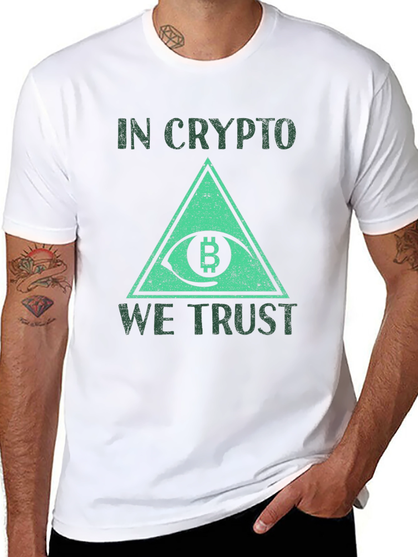 In Crypto We Trust Graphic Tee
