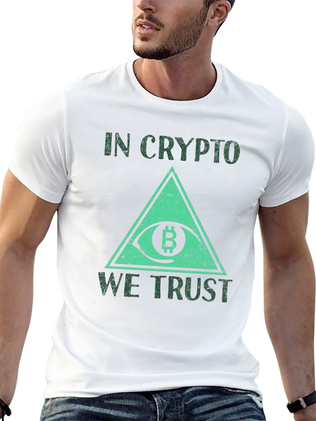 In Crypto We Trust Graphic Tee