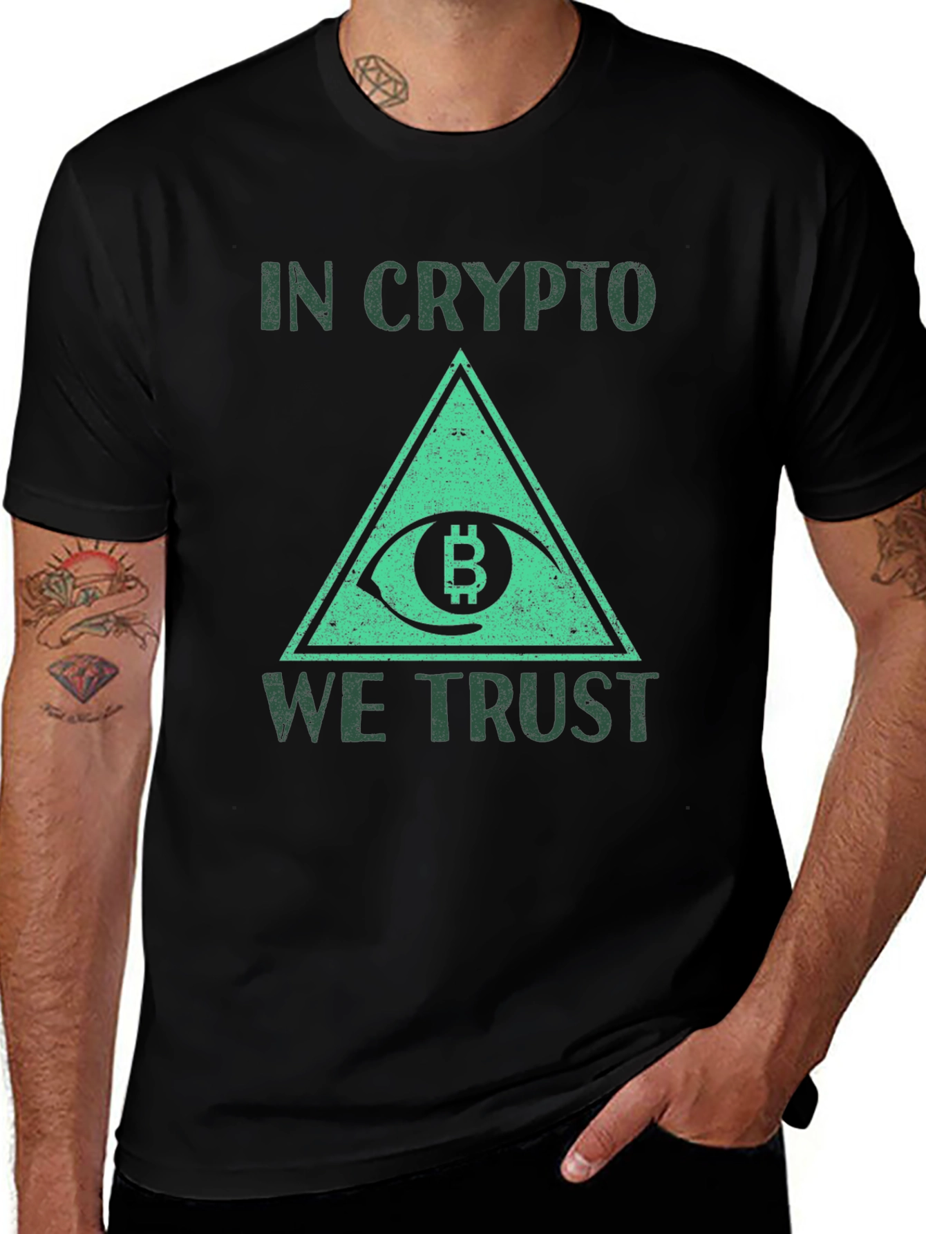 In Crypto We Trust Graphic Tee