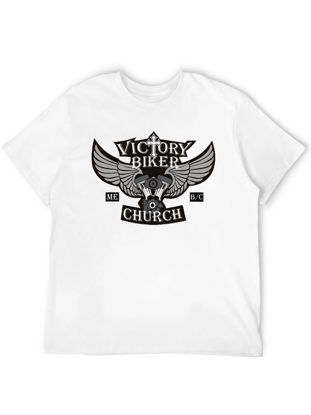 Victory Biker Church Graphic T-Shirt