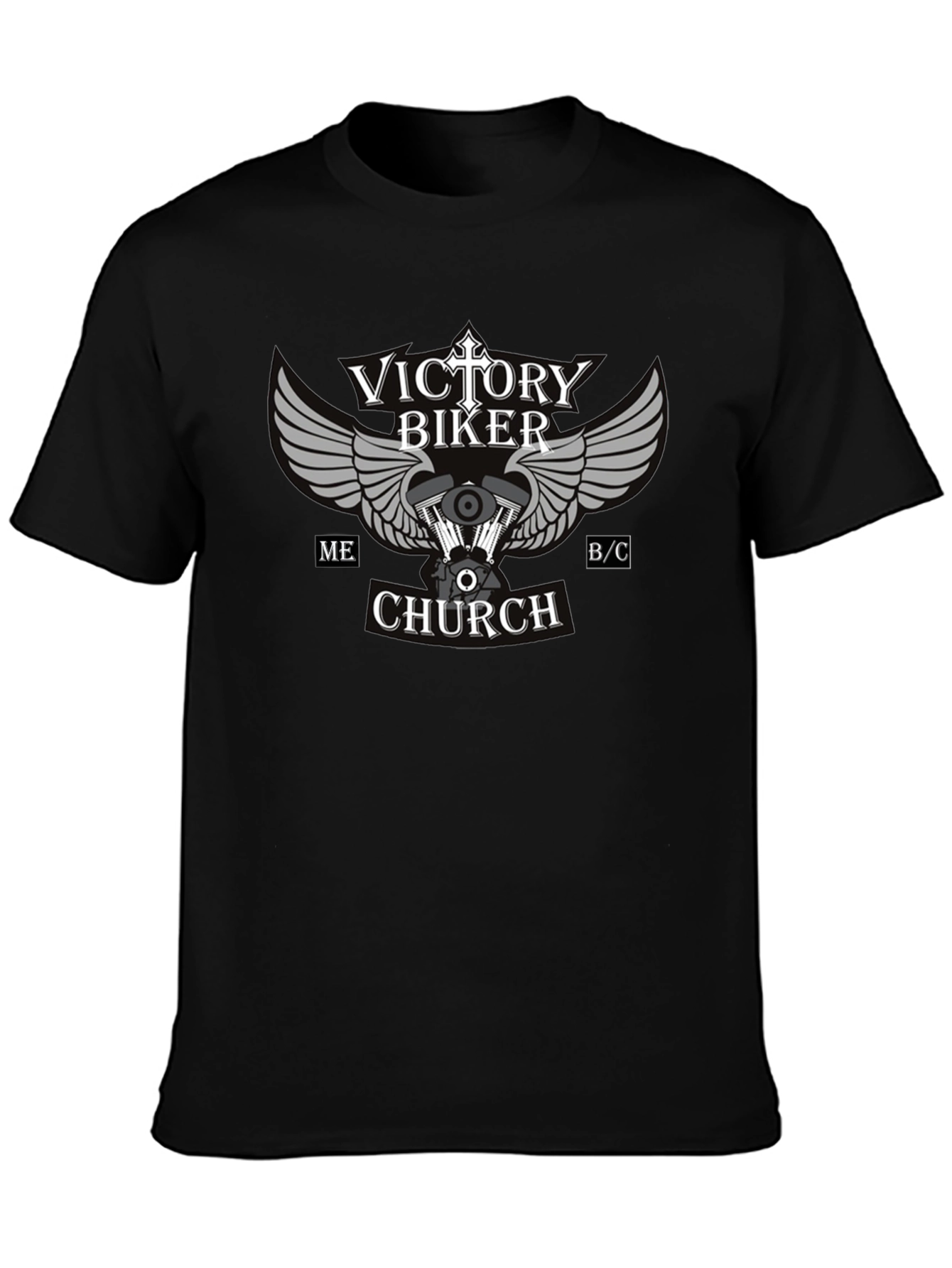 Victory Biker Church Graphic T-Shirt