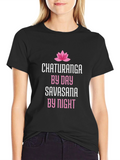 Chaturanga By Day Savasana By Night Yoga T-Shirt