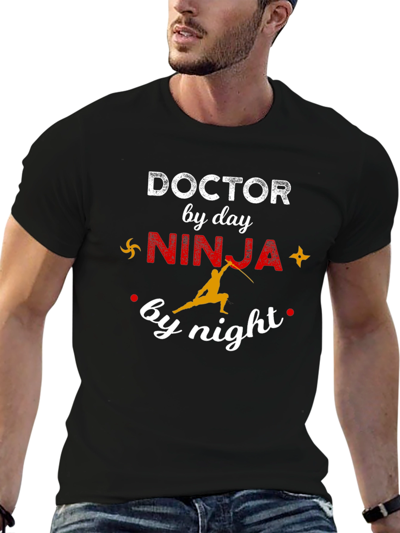 Doctor by Day Ninja by Night Graphic Tee