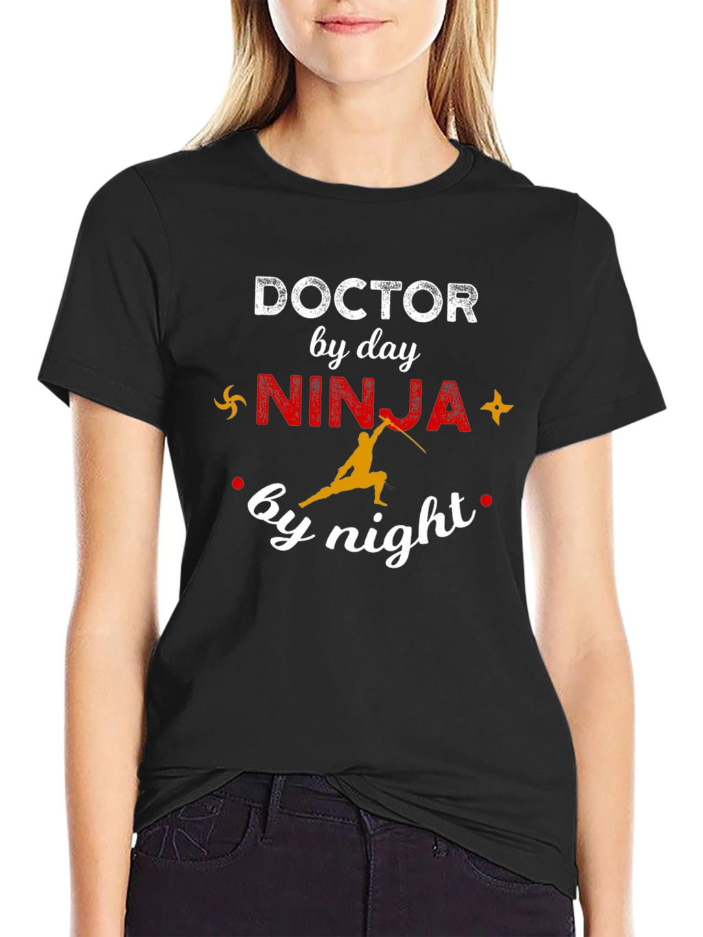 Doctor by Day Ninja by Night Graphic Tee