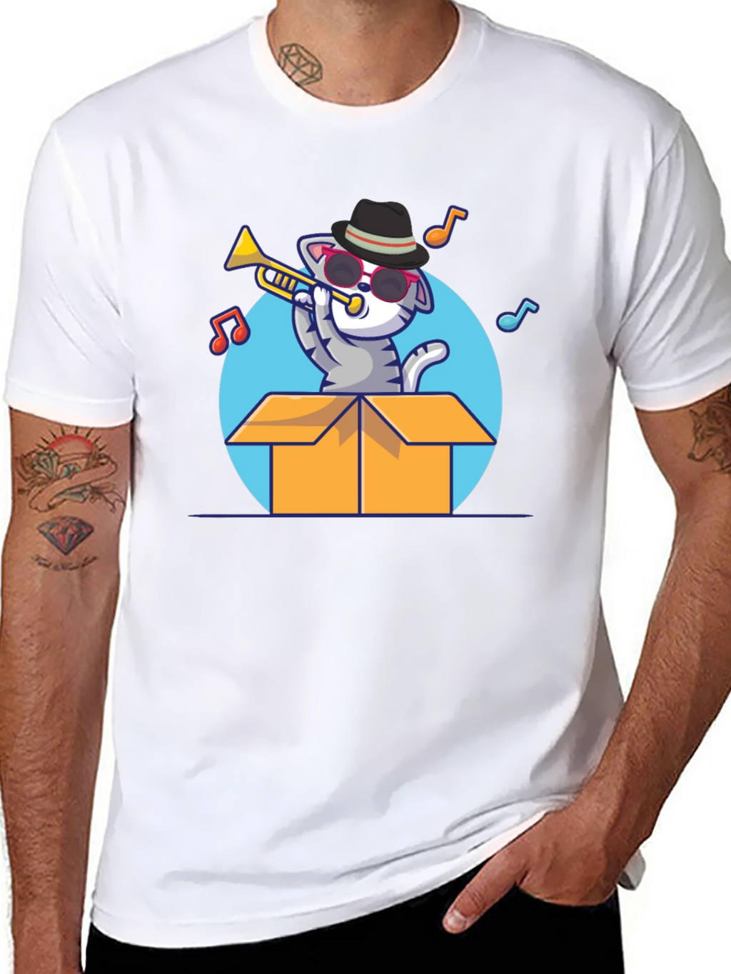 Cool Cat Trumpet T-Shirt