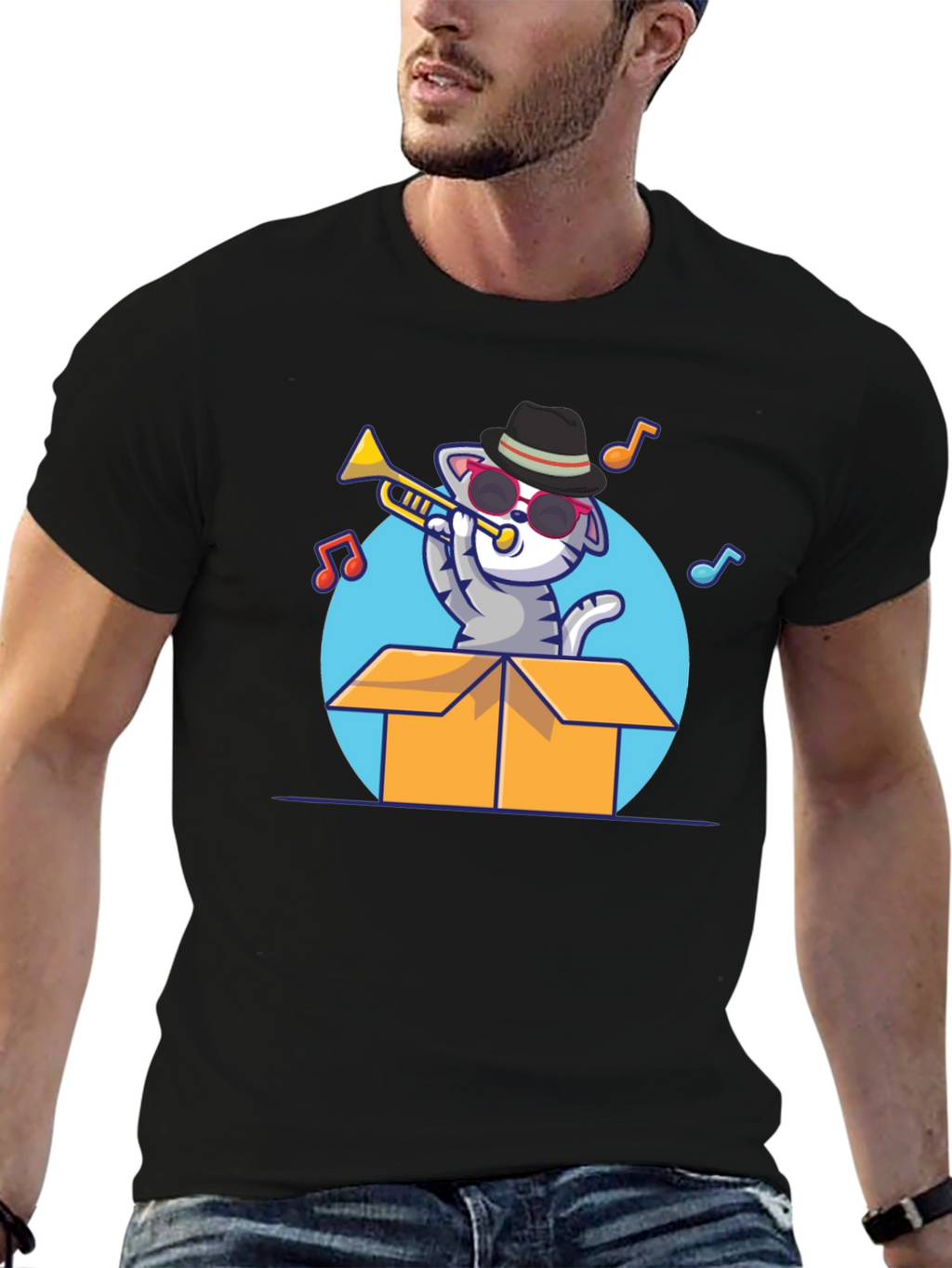 Cool Cat Trumpet T-Shirt
