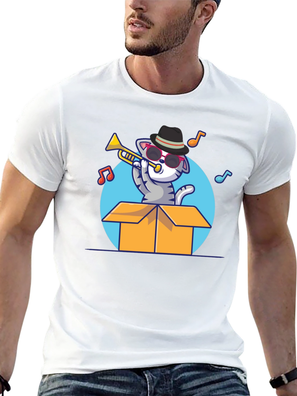 Cool Cat Trumpet T-Shirt