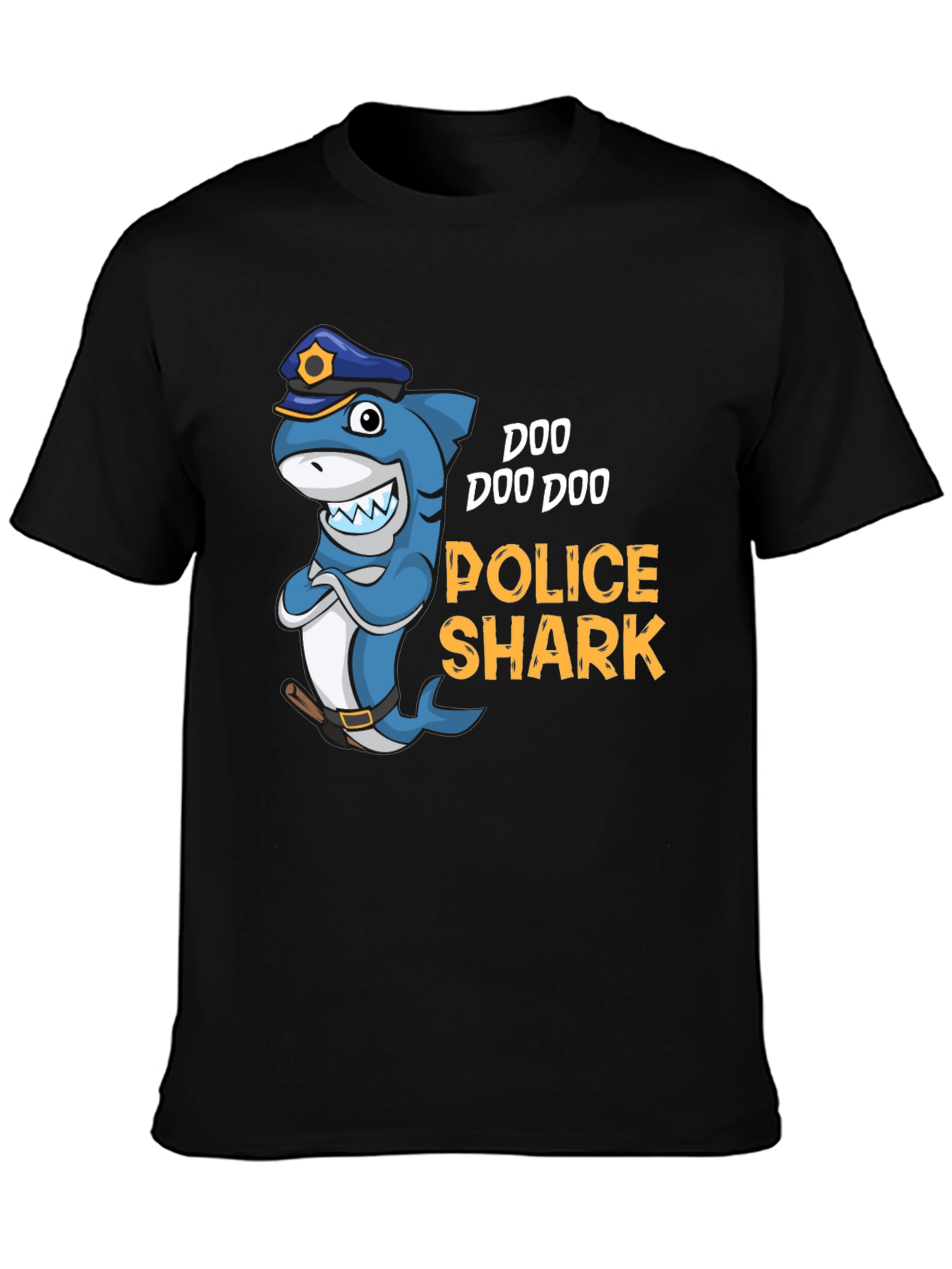 Doo Doo Doo Police Shark Graphic Tee