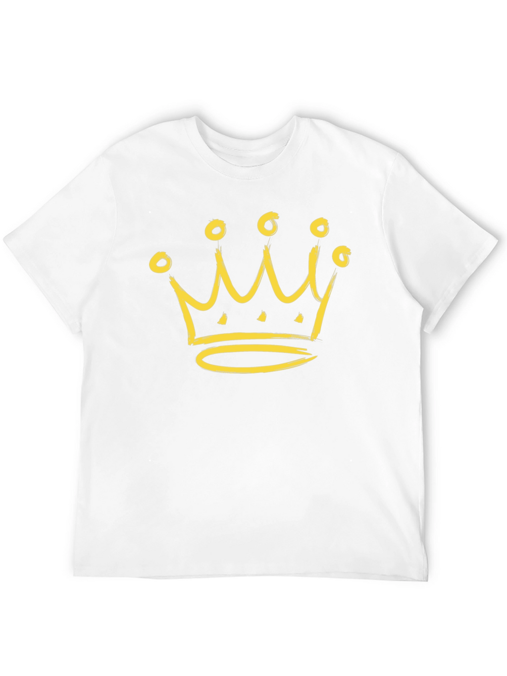 Crown Graphic Tee - Black Stylish Casual Wear