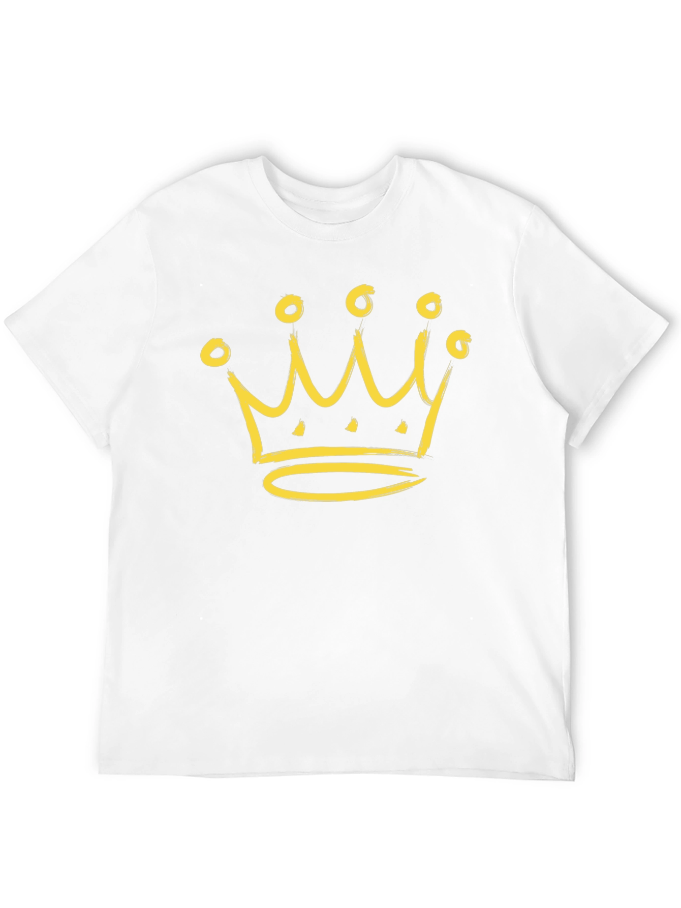 Crown Graphic Tee - Black Stylish Casual Wear