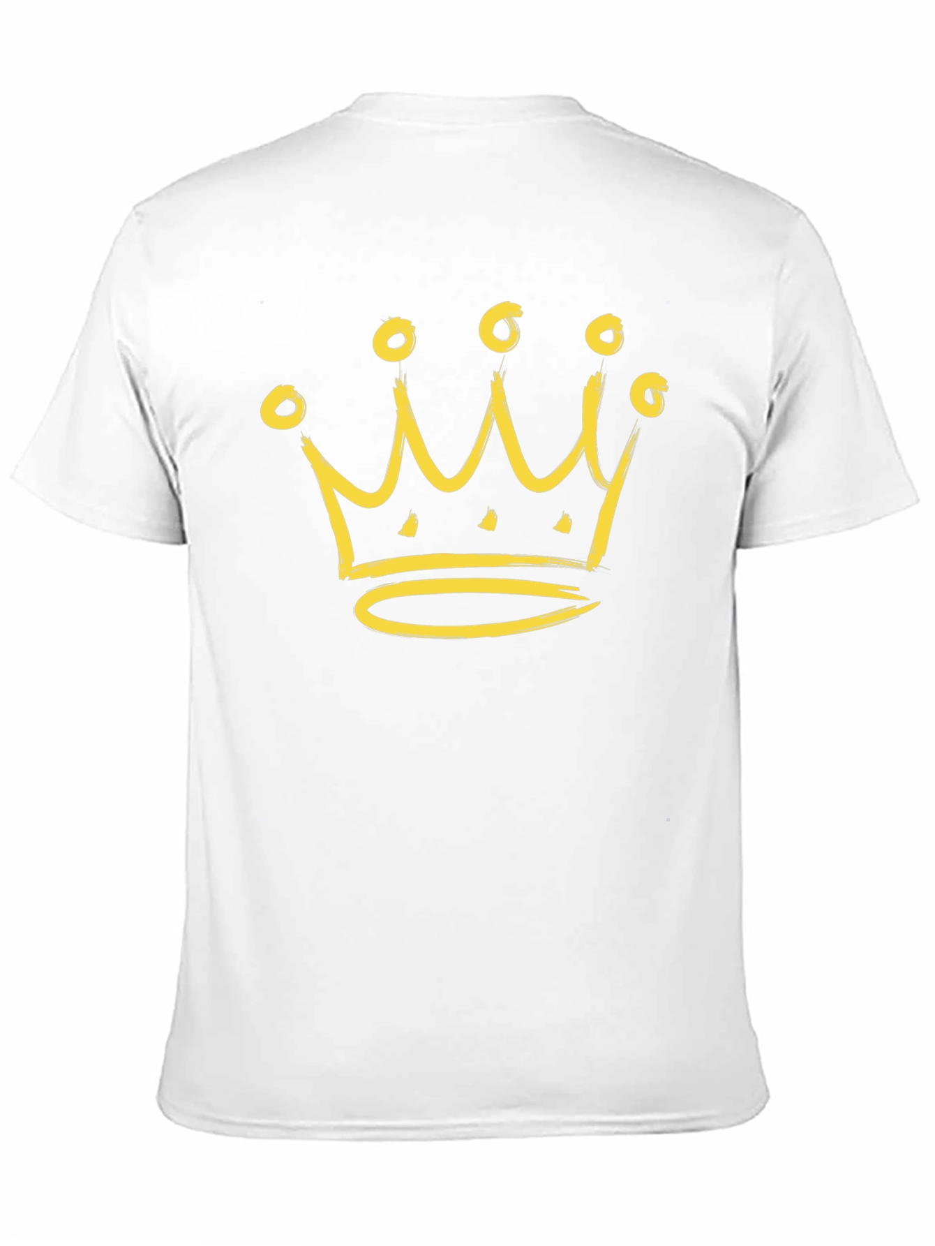 Crown Graphic Tee - Black Stylish Casual Wear