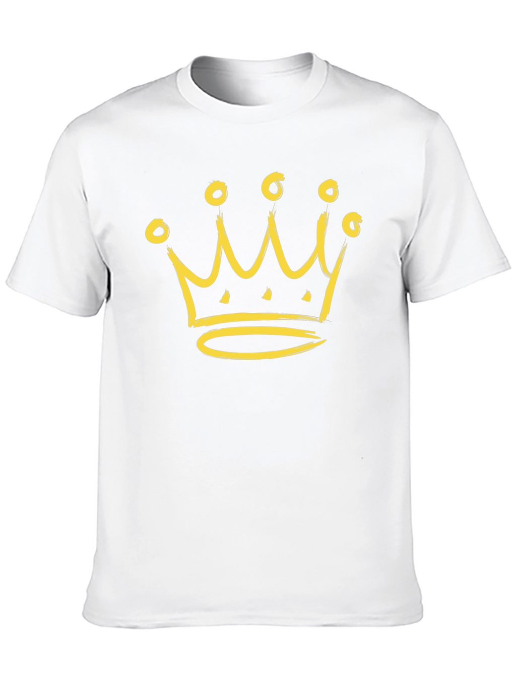 Crown Graphic Tee - Black Stylish Casual Wear