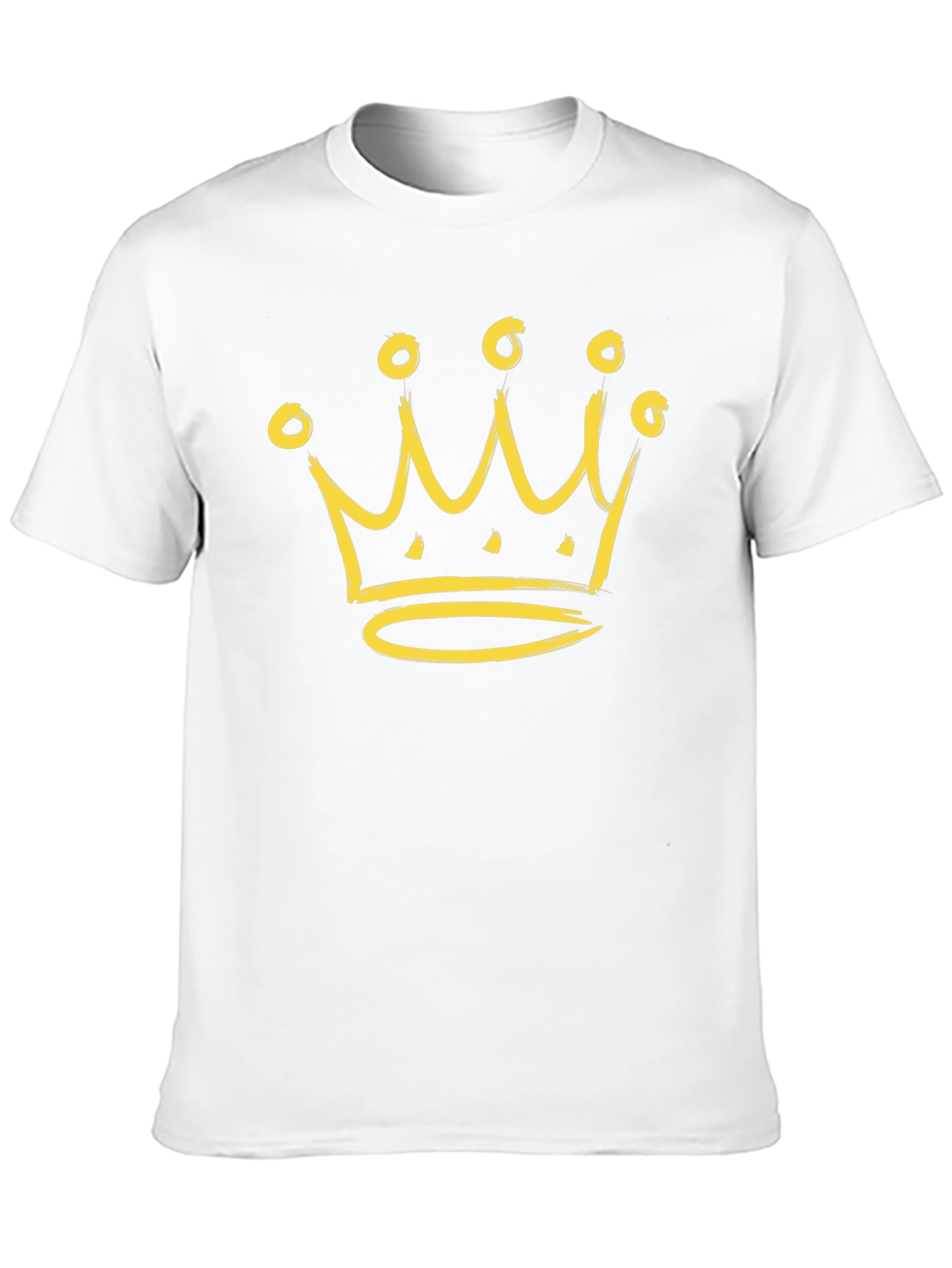 Crown Graphic Tee - Black Stylish Casual Wear
