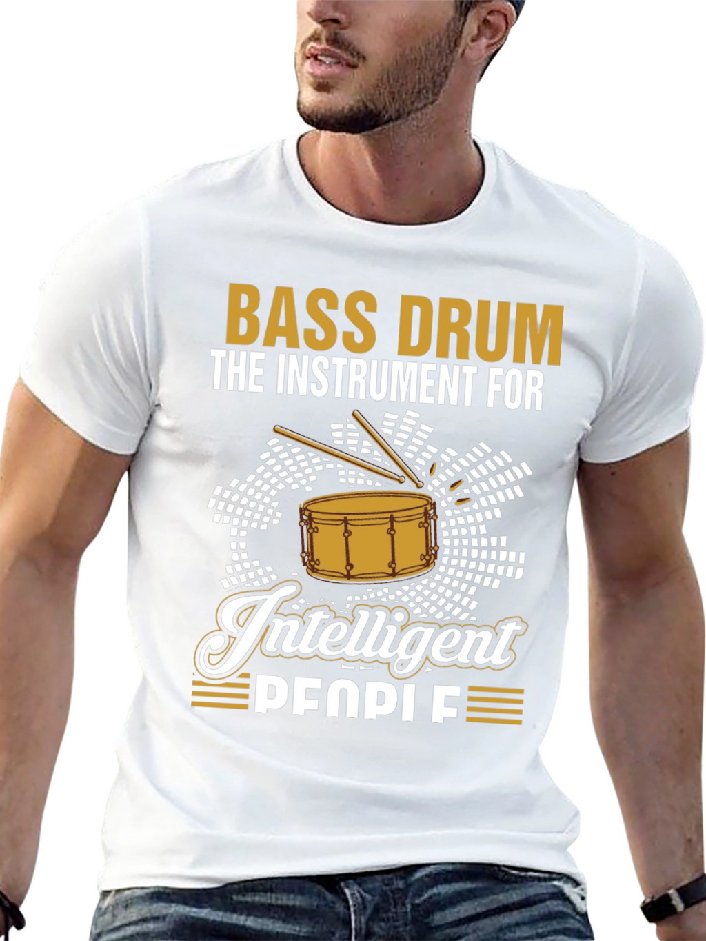 Bass Drum Intelligent People T-Shirt