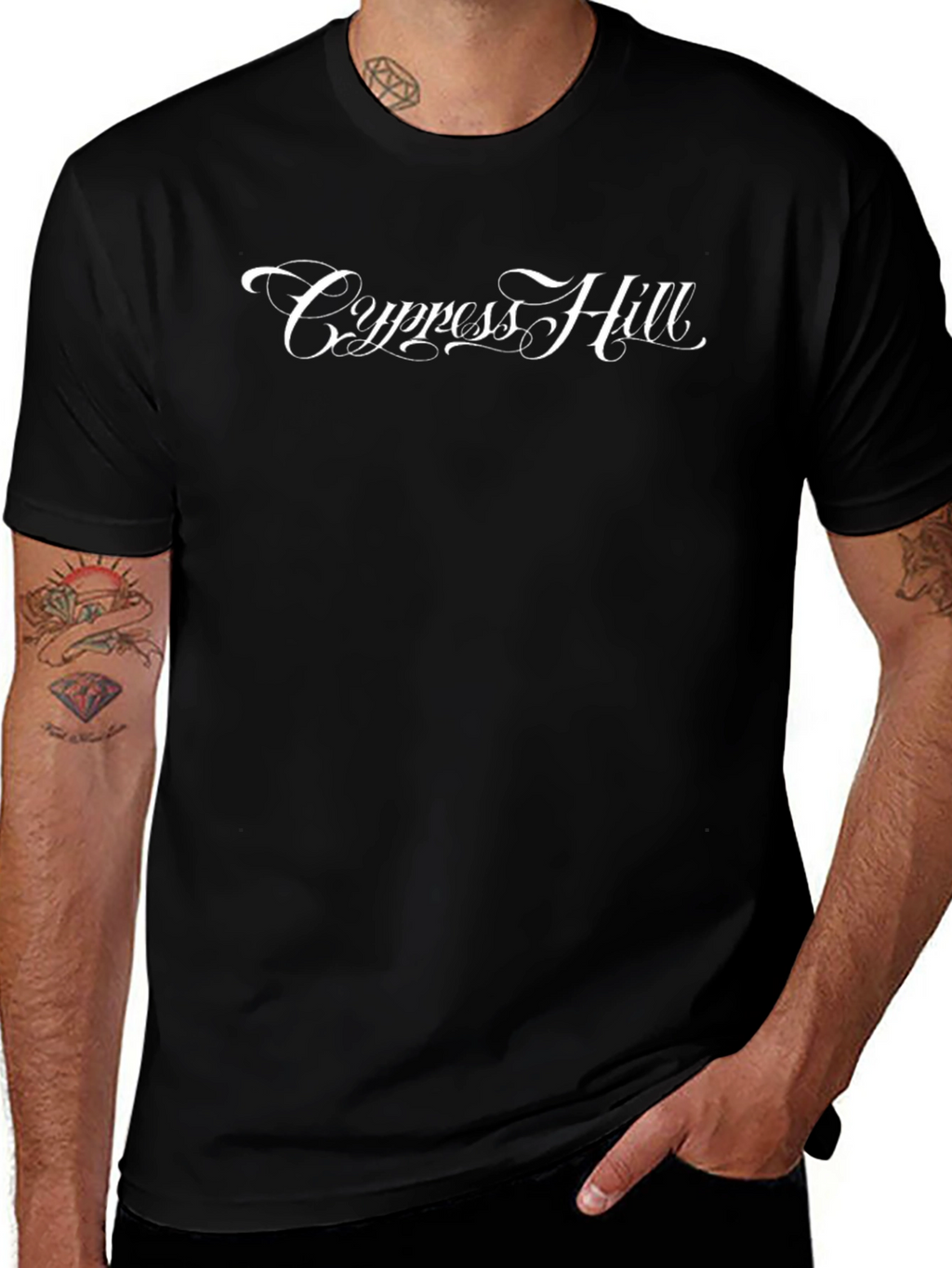 Cypress Hill Graphic Tee - Classic Black