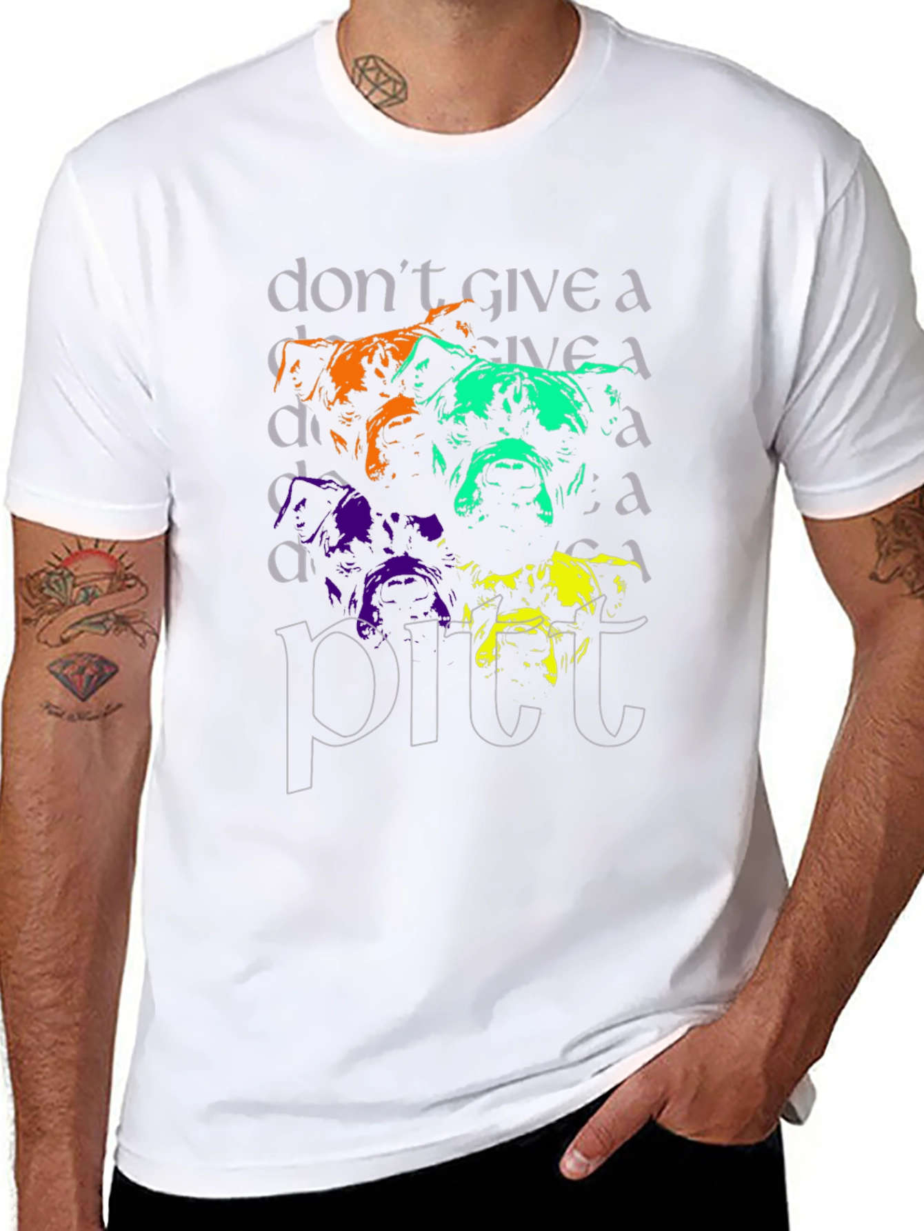 Pit Bull T-Shirt - Dont Give a Pitt
