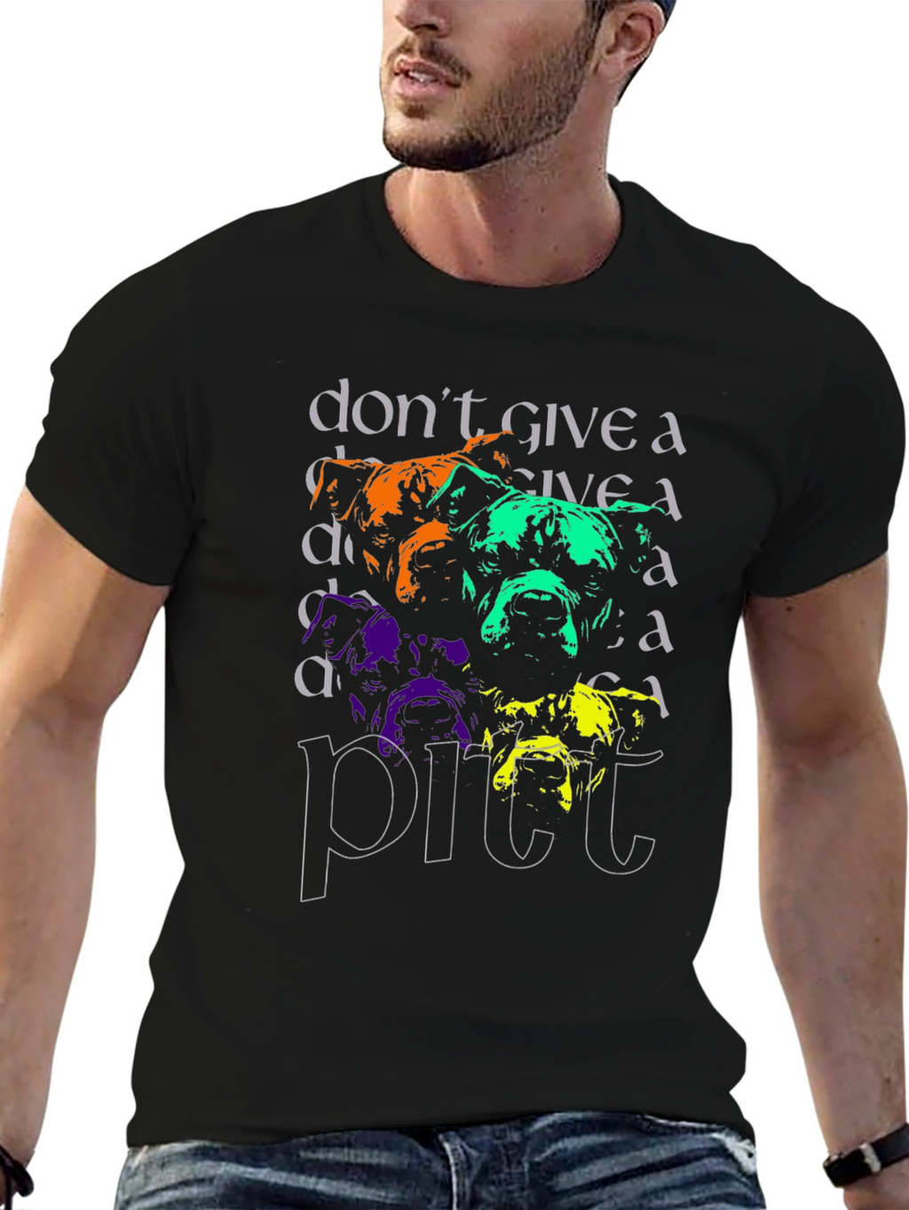 Pit Bull T-Shirt - Dont Give a Pitt