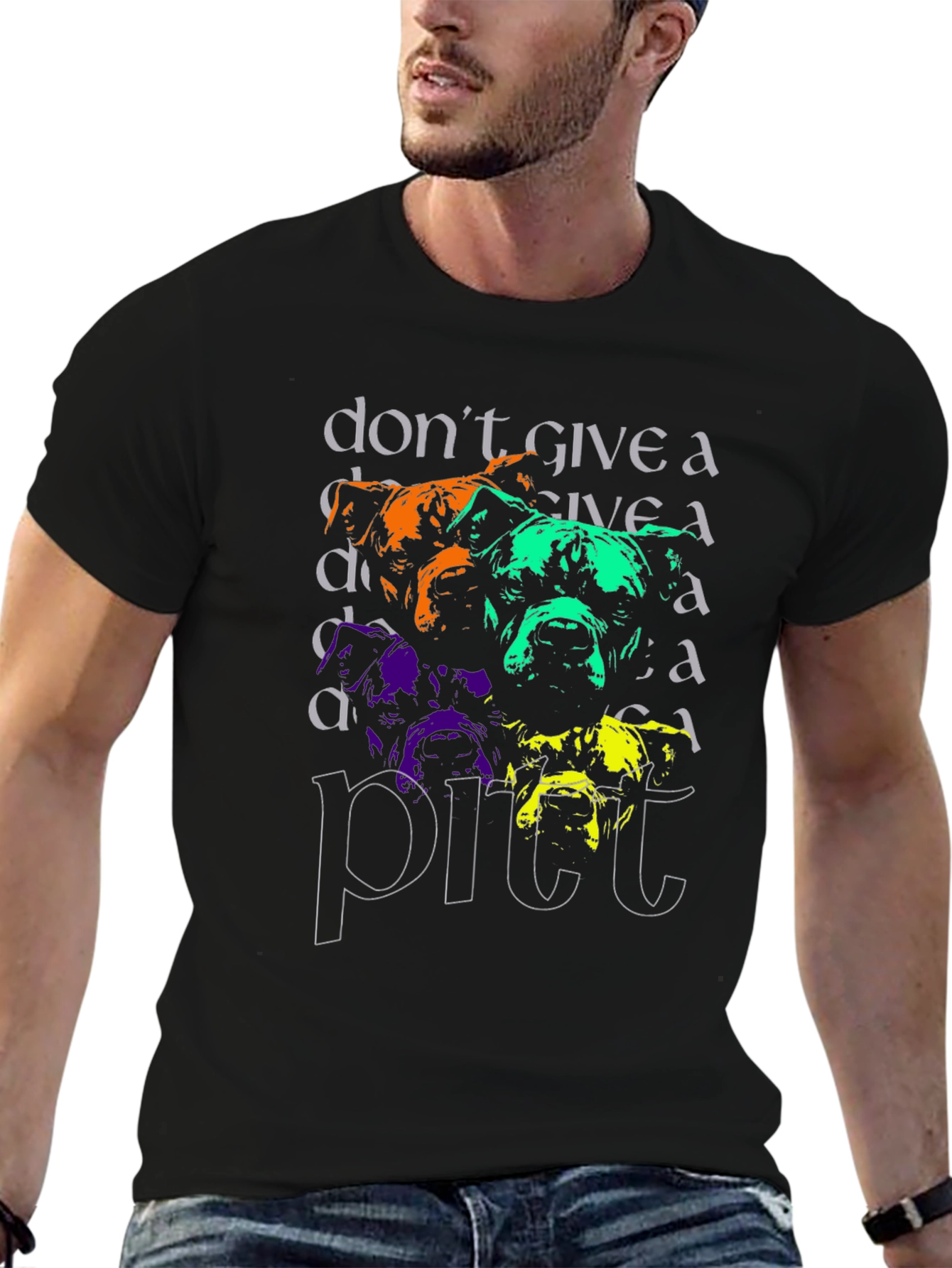 Pit Bull T-Shirt - Dont Give a Pitt